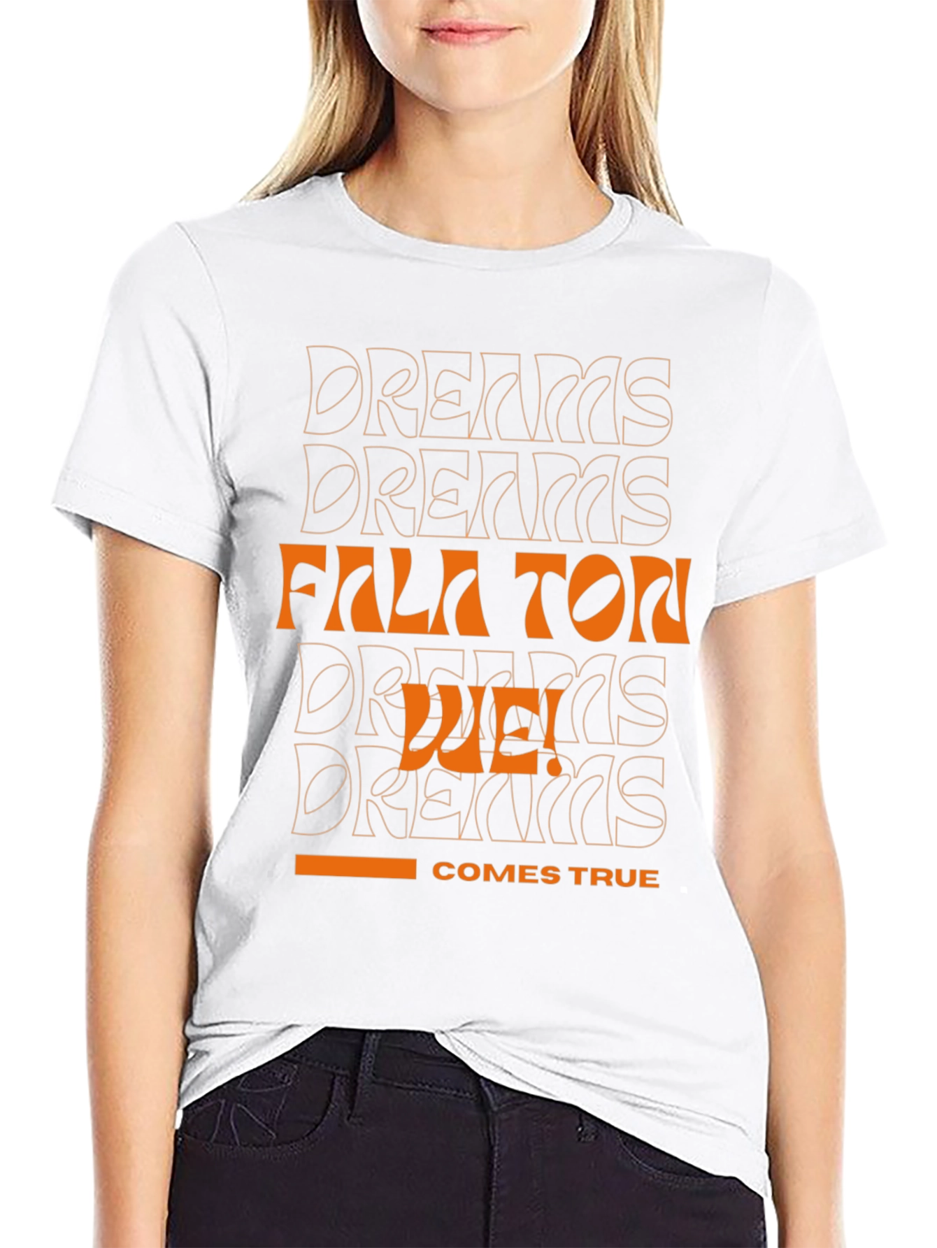 Dreams Come True Black Graphic Tee