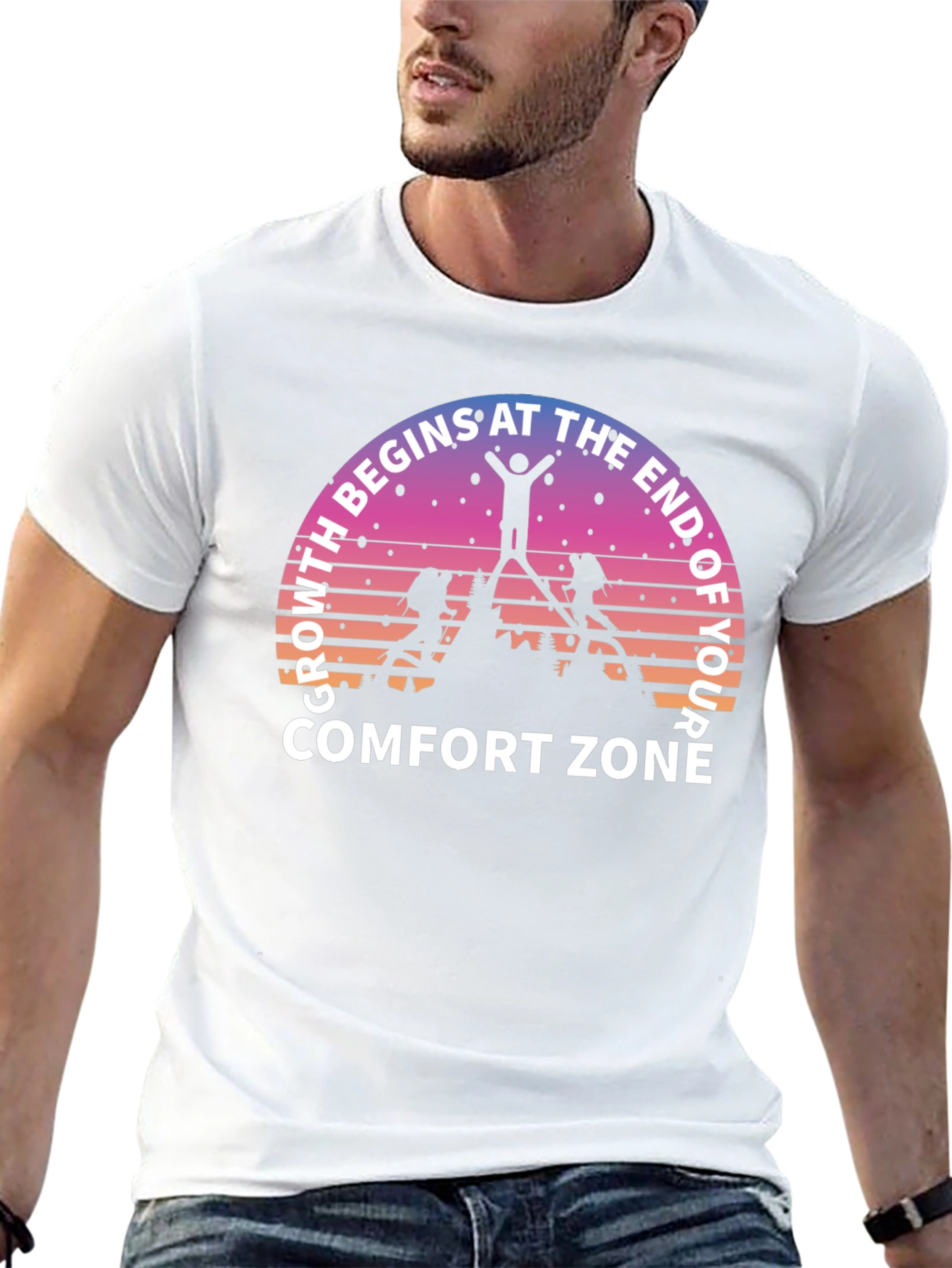 Growth Begins Comfort Zone T-Shirt