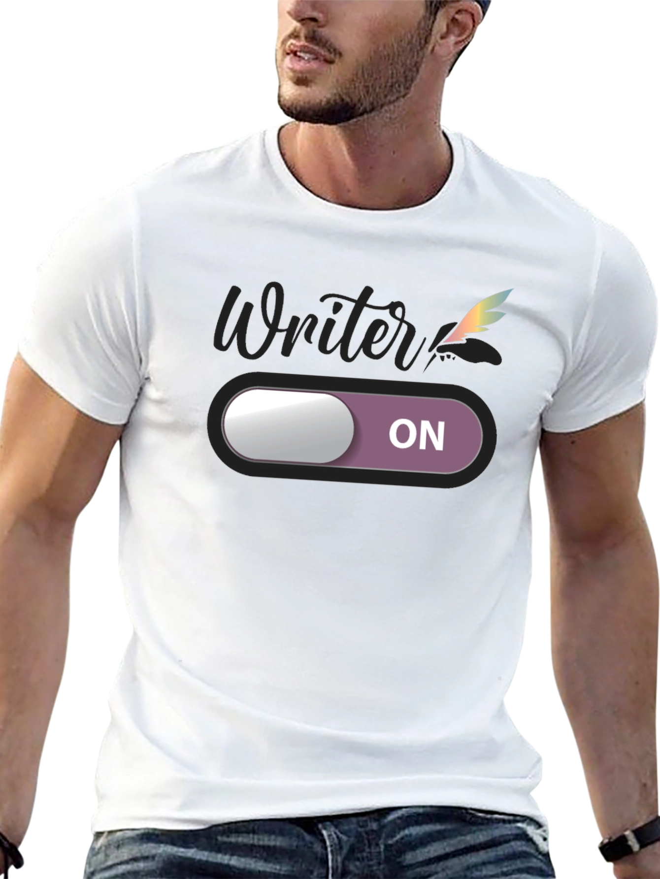 Writer Mode On T-Shirt - Creative Inspiration!