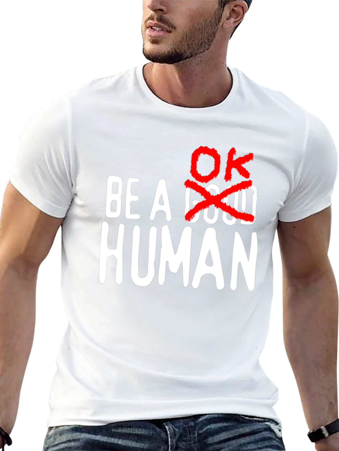 Be a Human OK Graphic Tee