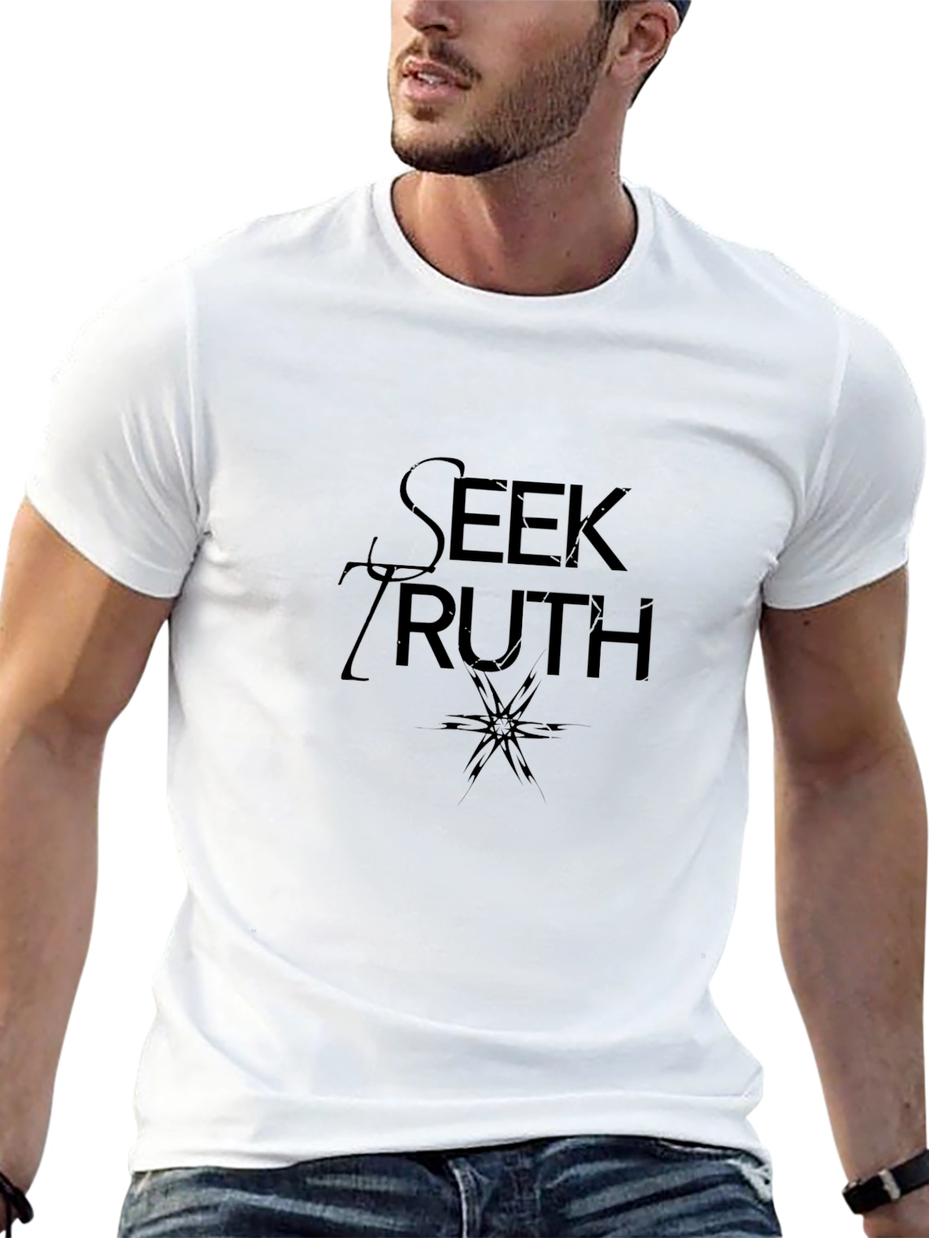 Seek Truth Black T-Shirt