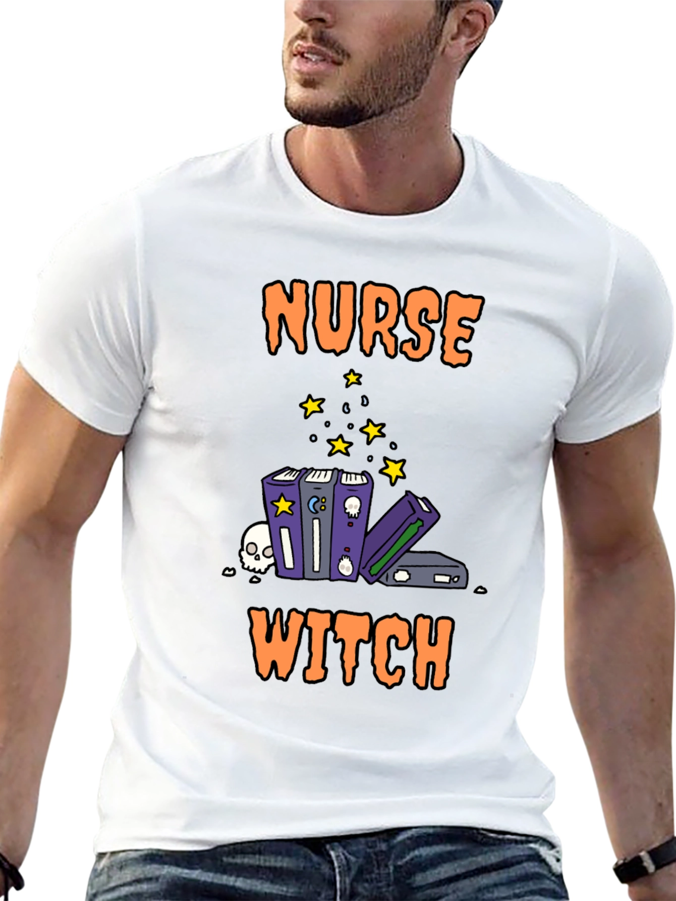 Nurse Witch Halloween T-Shirt