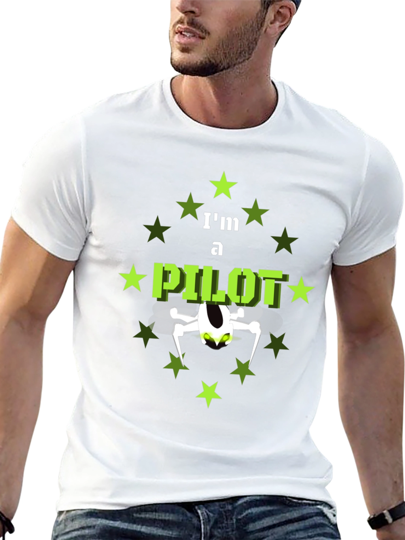 Im a Pilot T-Shirt with Drone Design