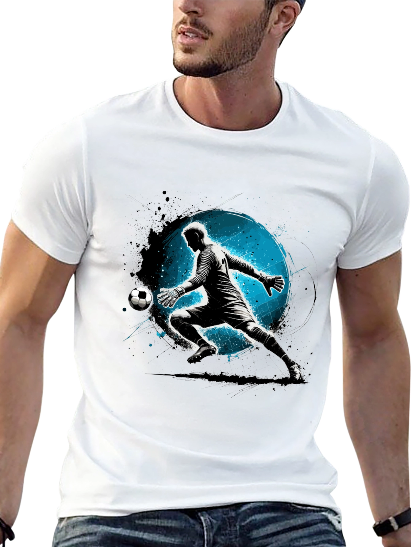 Goalkeeper Graphic T-Shirt - Soccer Fan Apparel