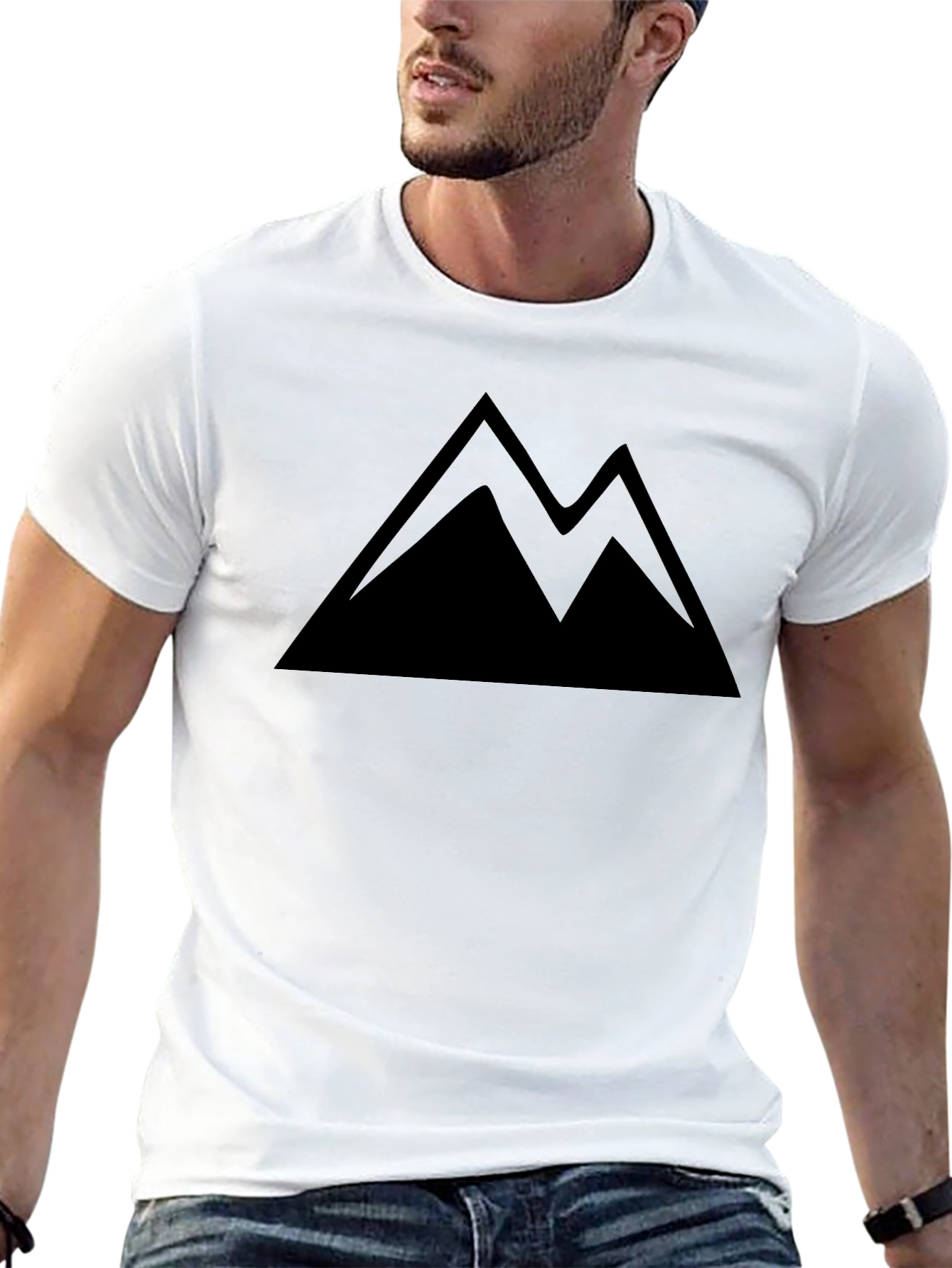 Black Mountain Graphic T-Shirt - Mens Casual Tee
