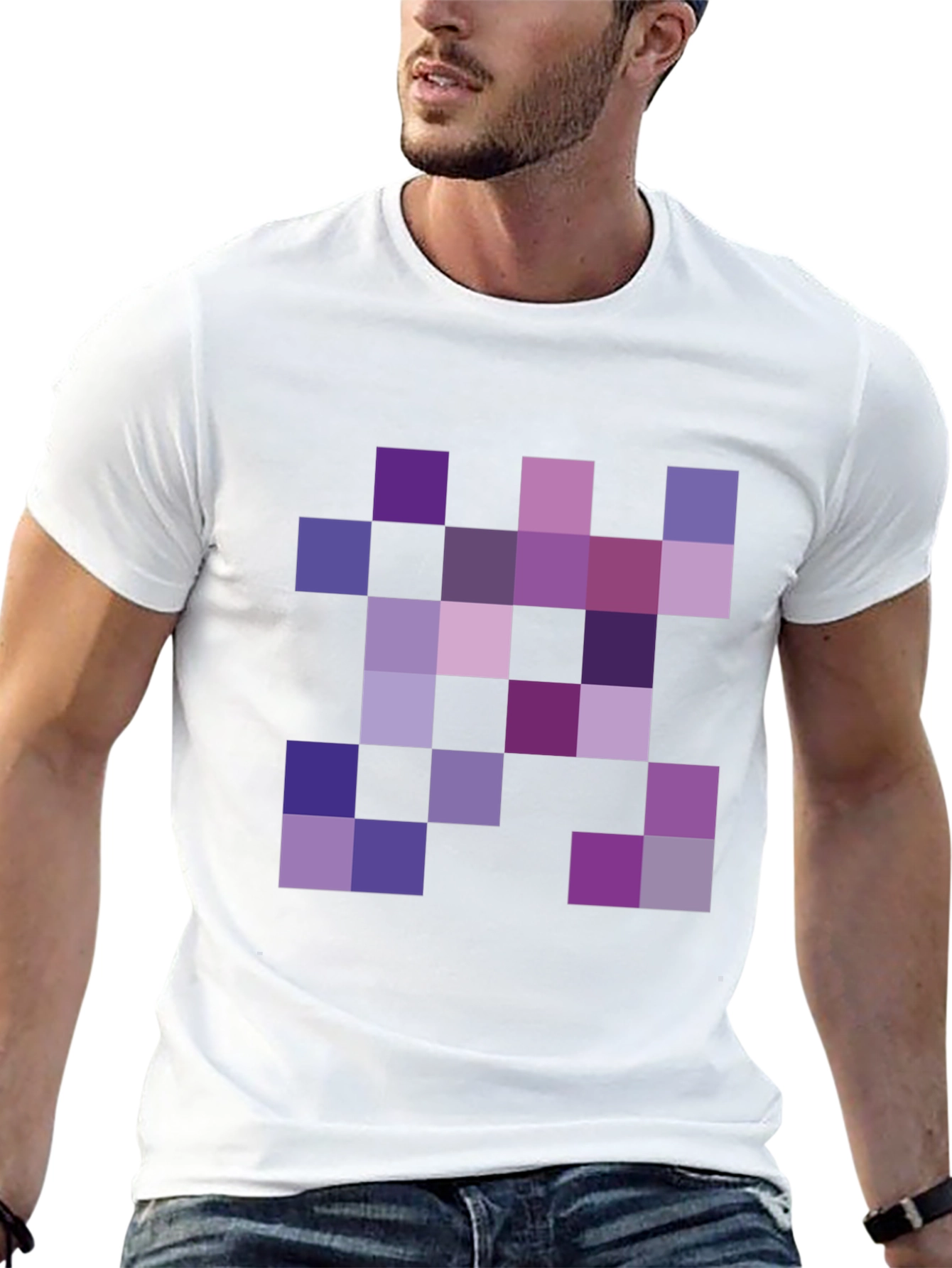Pixel Art Black T-Shirt