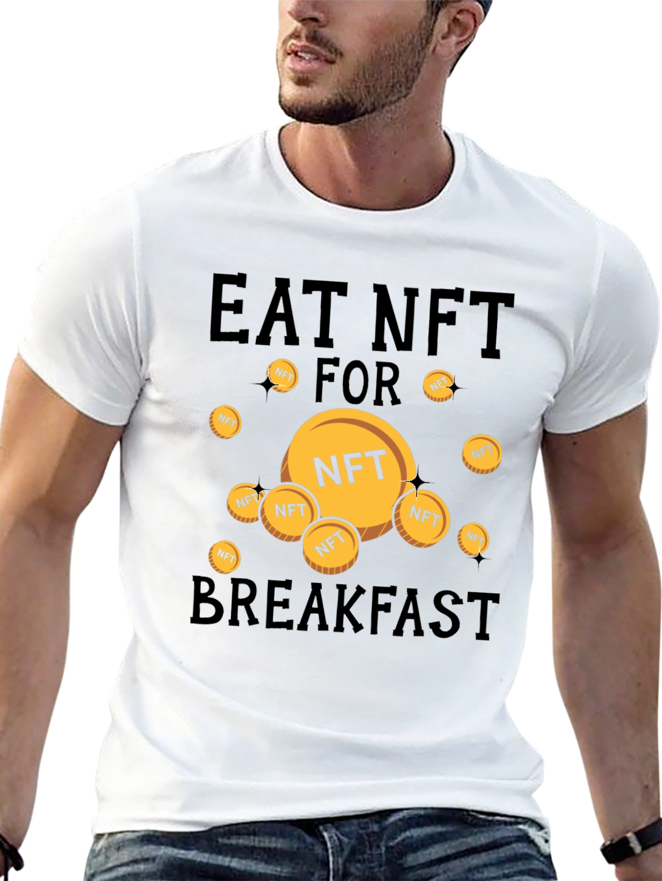 Eat NFT for Breakfast Graphic T-Shirt