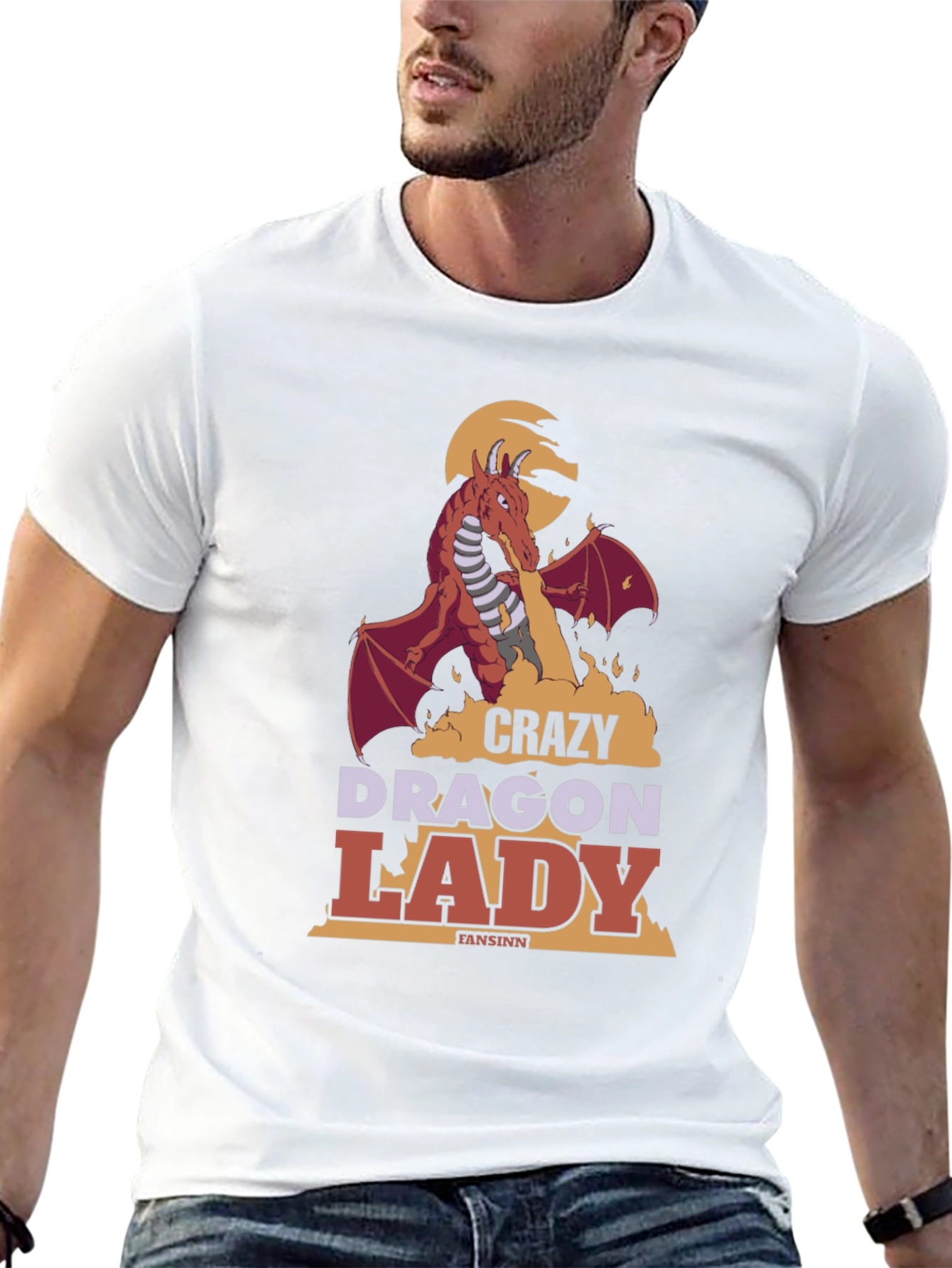 Crazy Dragon Lady T-Shirt