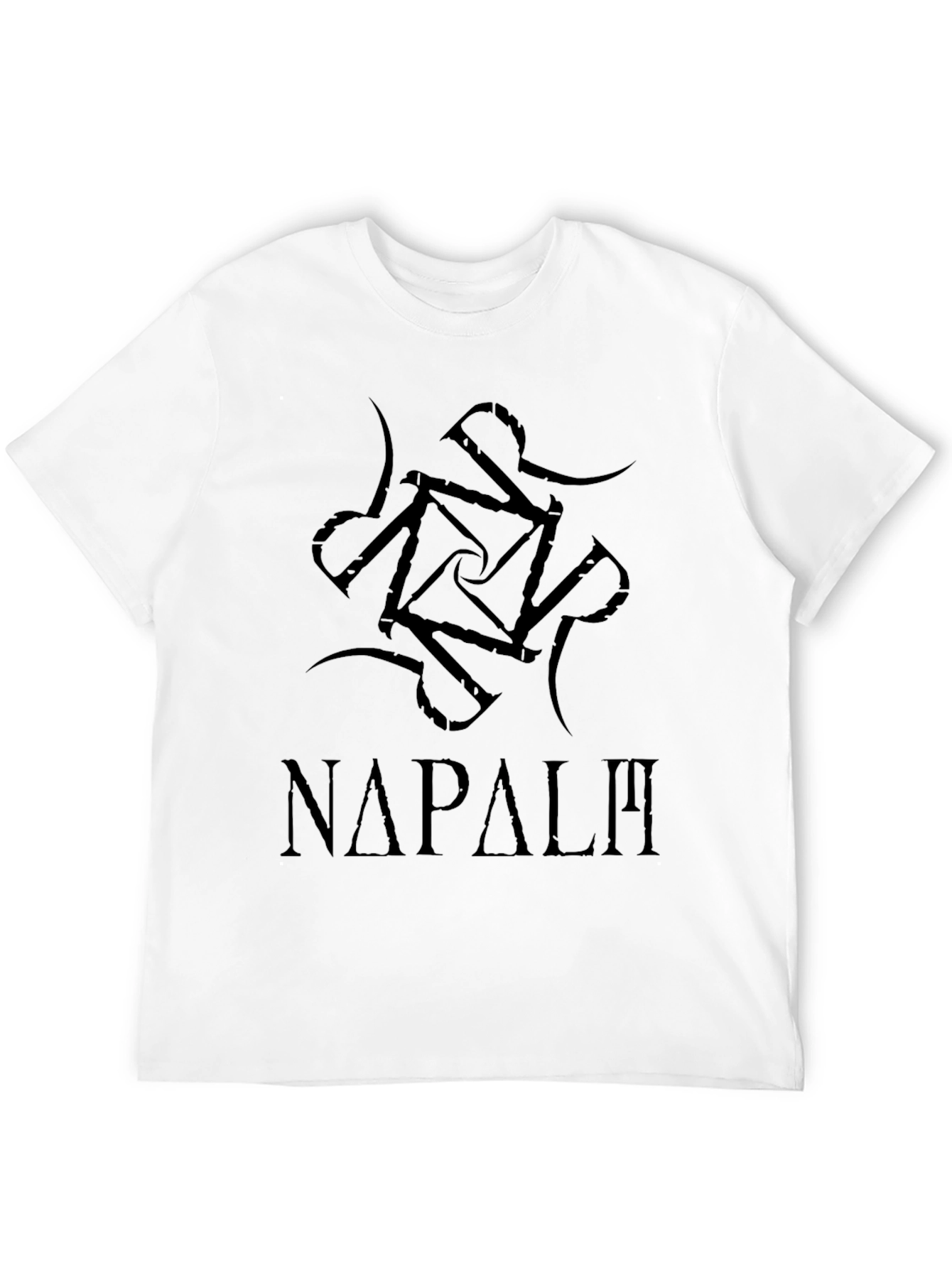 Napalm Death Band Logo Black T-Shirt