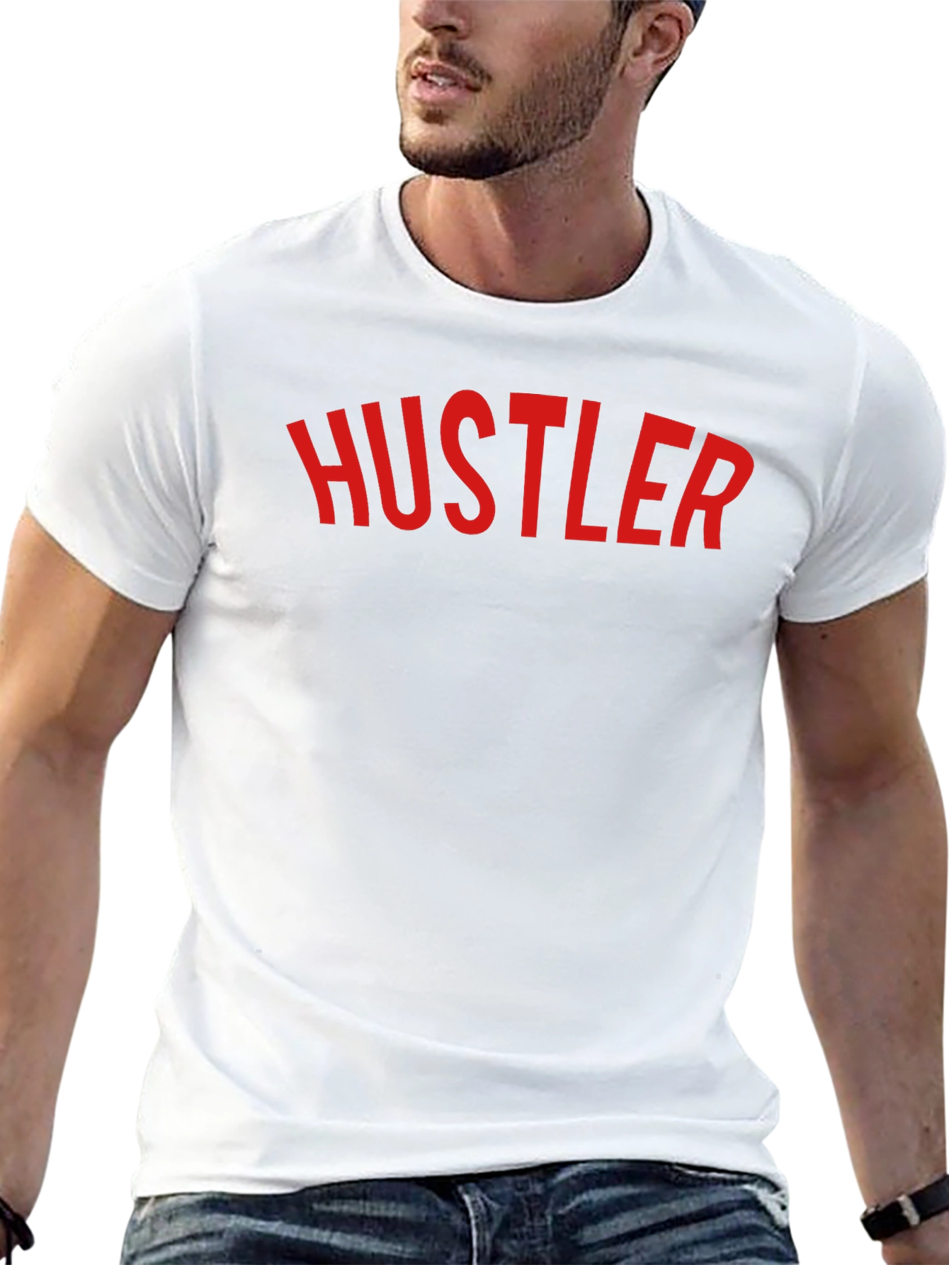 Hustler Graphic Tee - Bold Statement Shirt