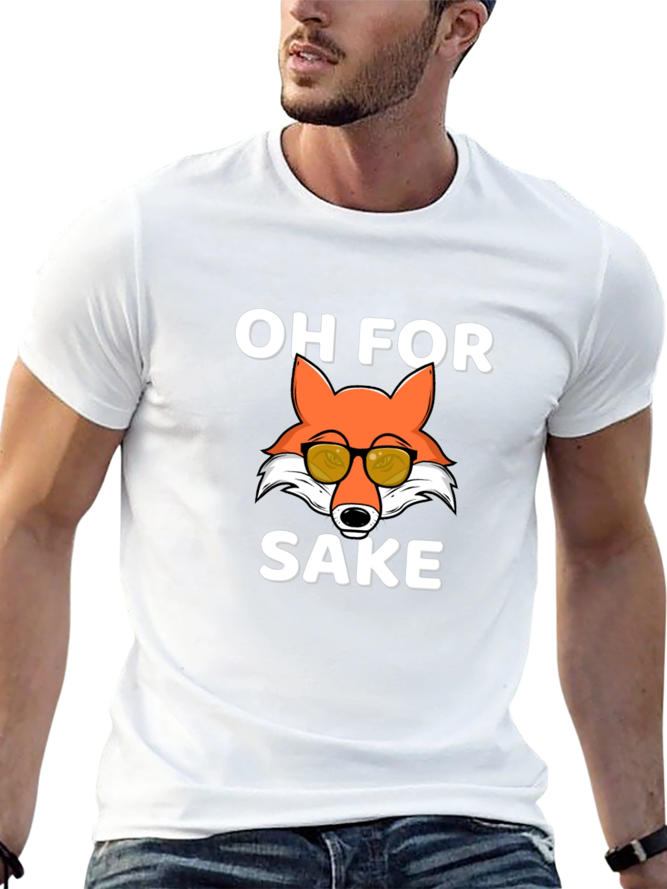 Oh For Fox Sake Funny Graphic Tee