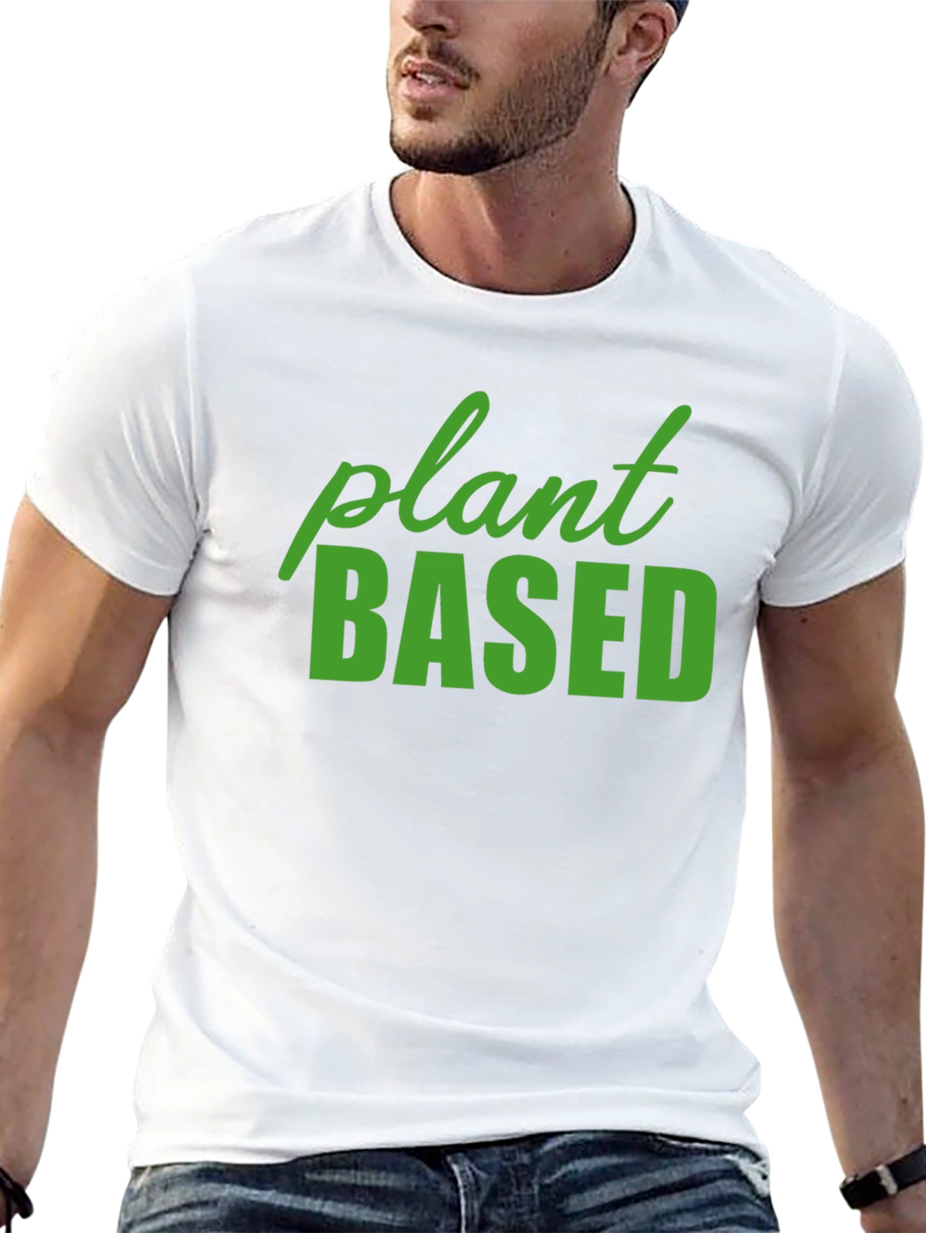 Plant Based Black T-Shirt - Vegan Lifestyle