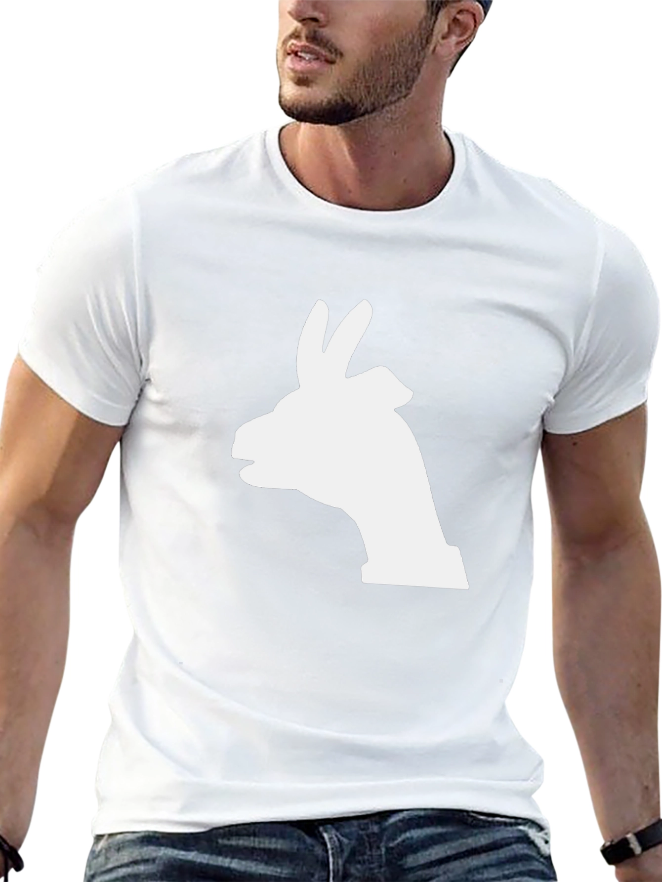 Llama Silhouette Black T-Shirt