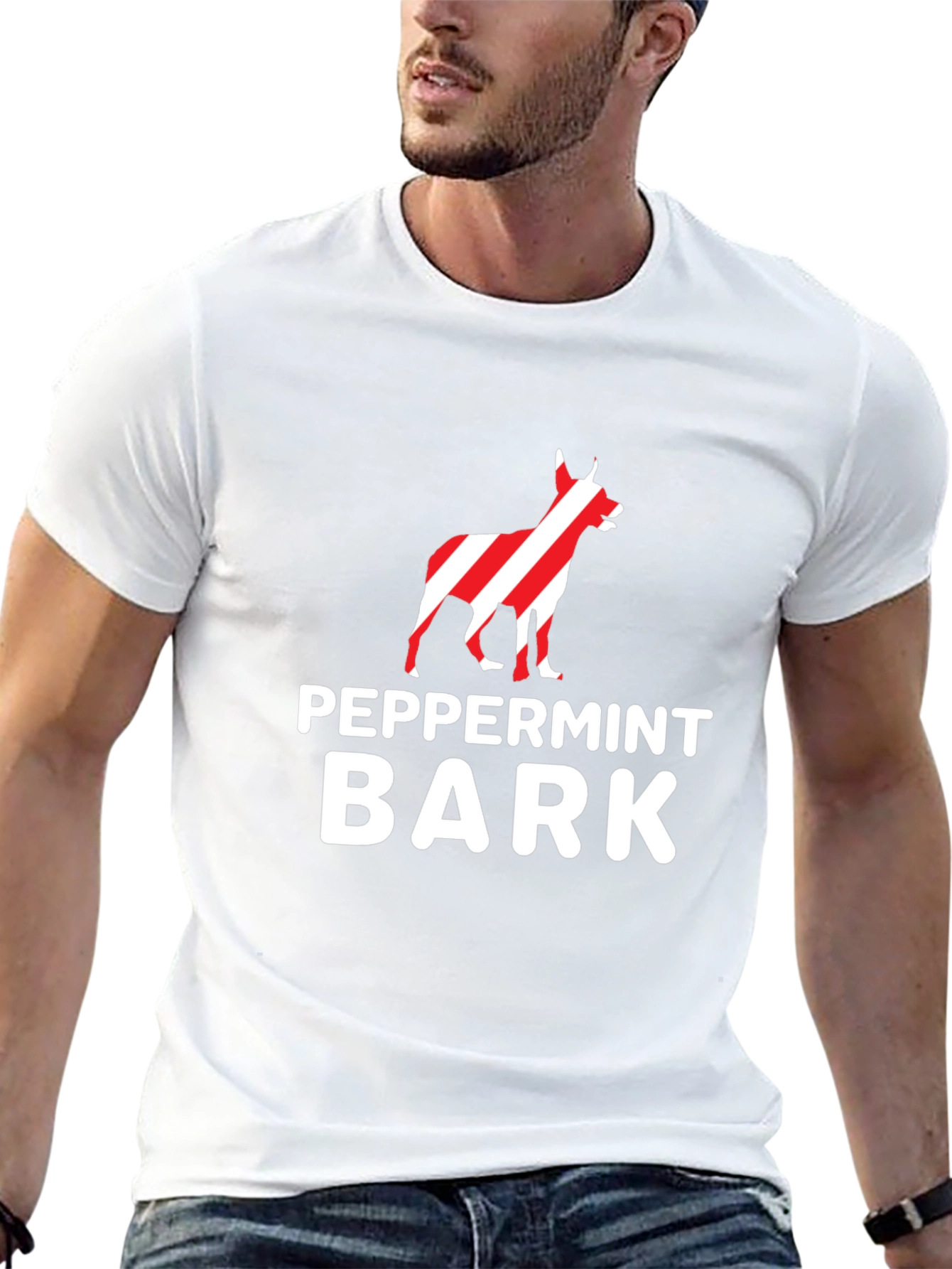 Peppermint Bark Dog Graphic T-Shirt