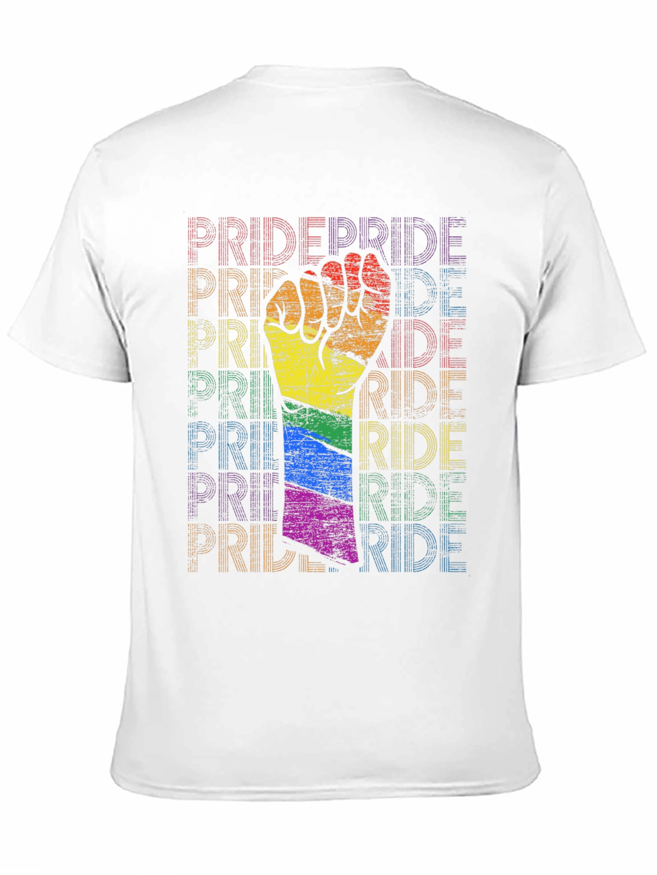 Pride Fist Graphic Tee - Black