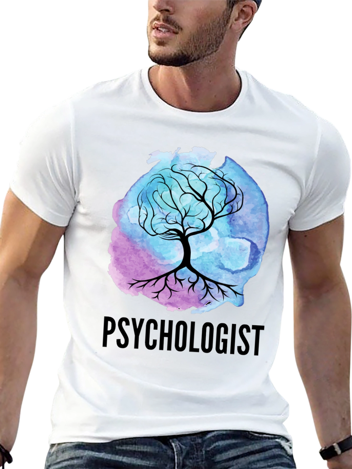 Psychologist Tree of Life Graphic T-Shirt