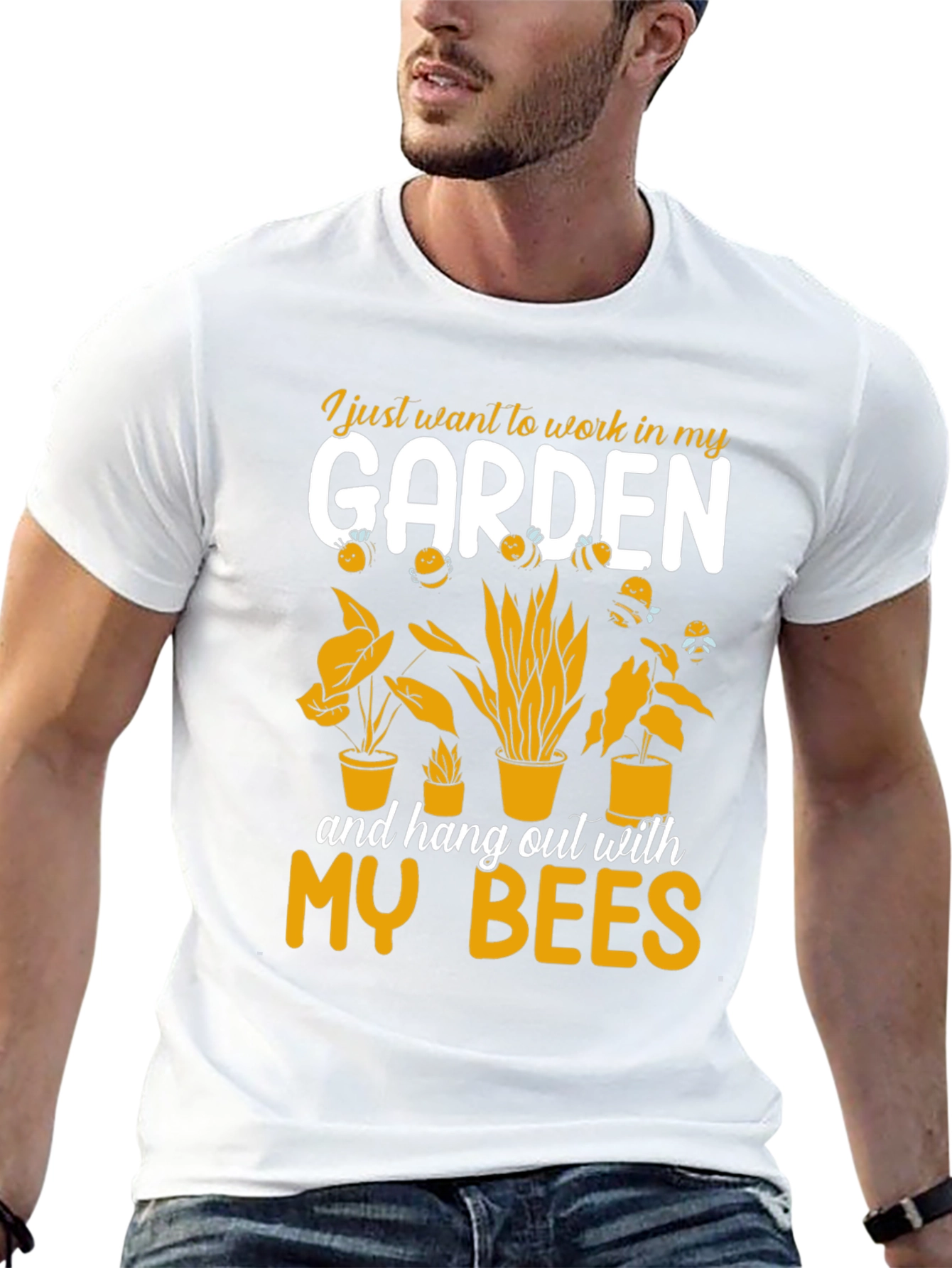 Garden & Bees Graphic T-Shirt