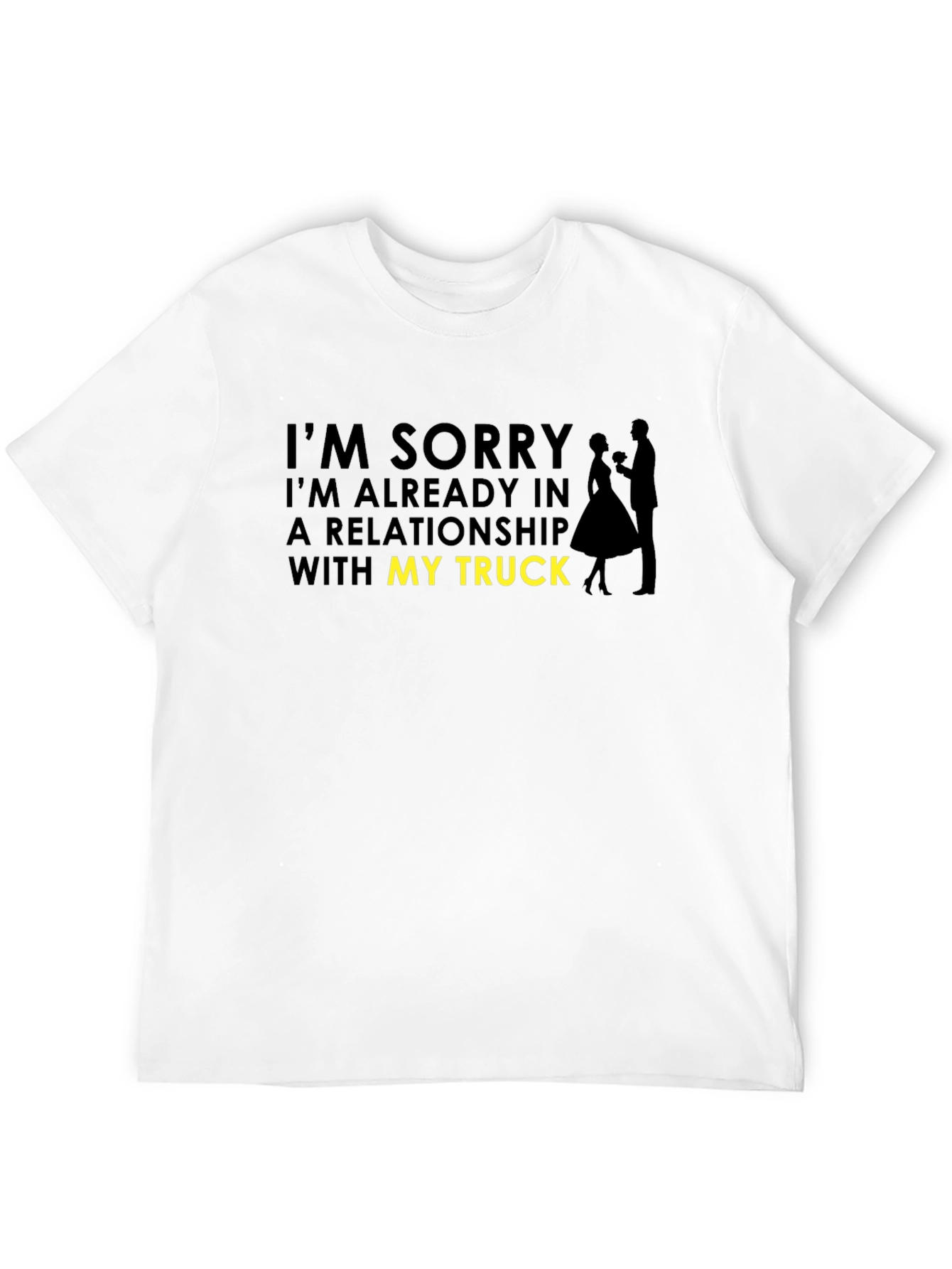 Truck Relationship Graphic Tee - Novelty Shirt