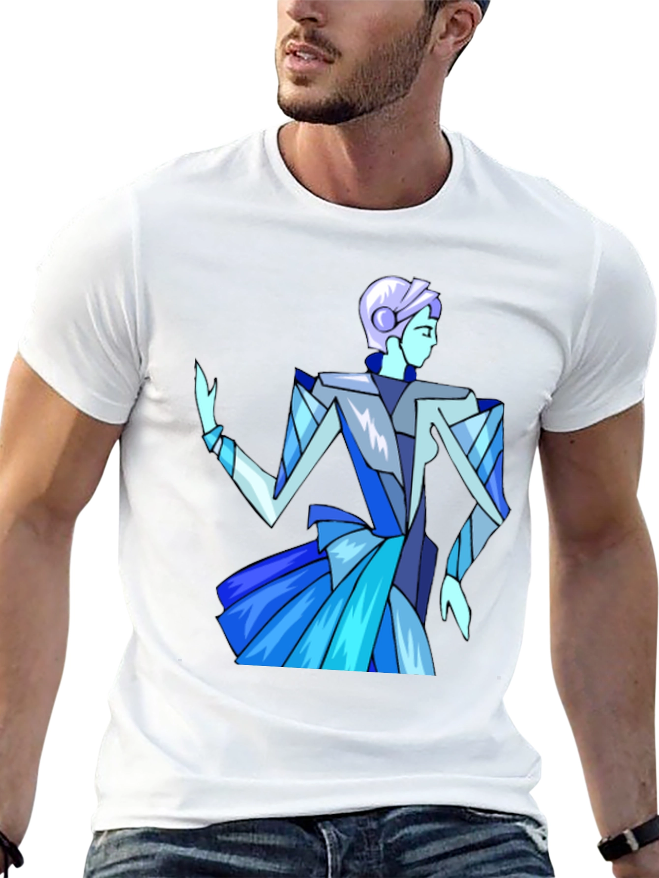 Retro Robot T-Shirt - Sci-Fi Style Tee