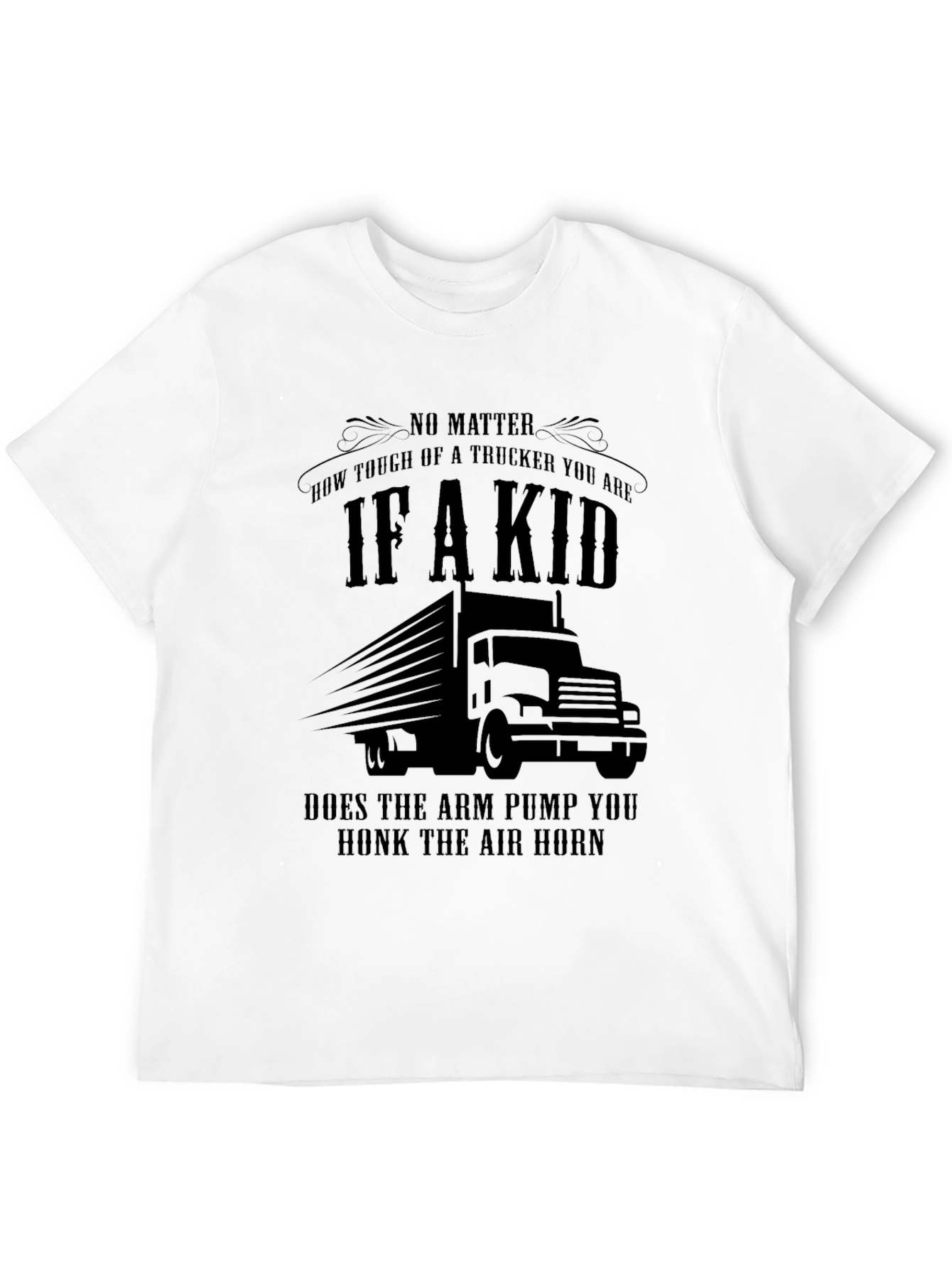 Trucker T-Shirt - Honk the Air Horn