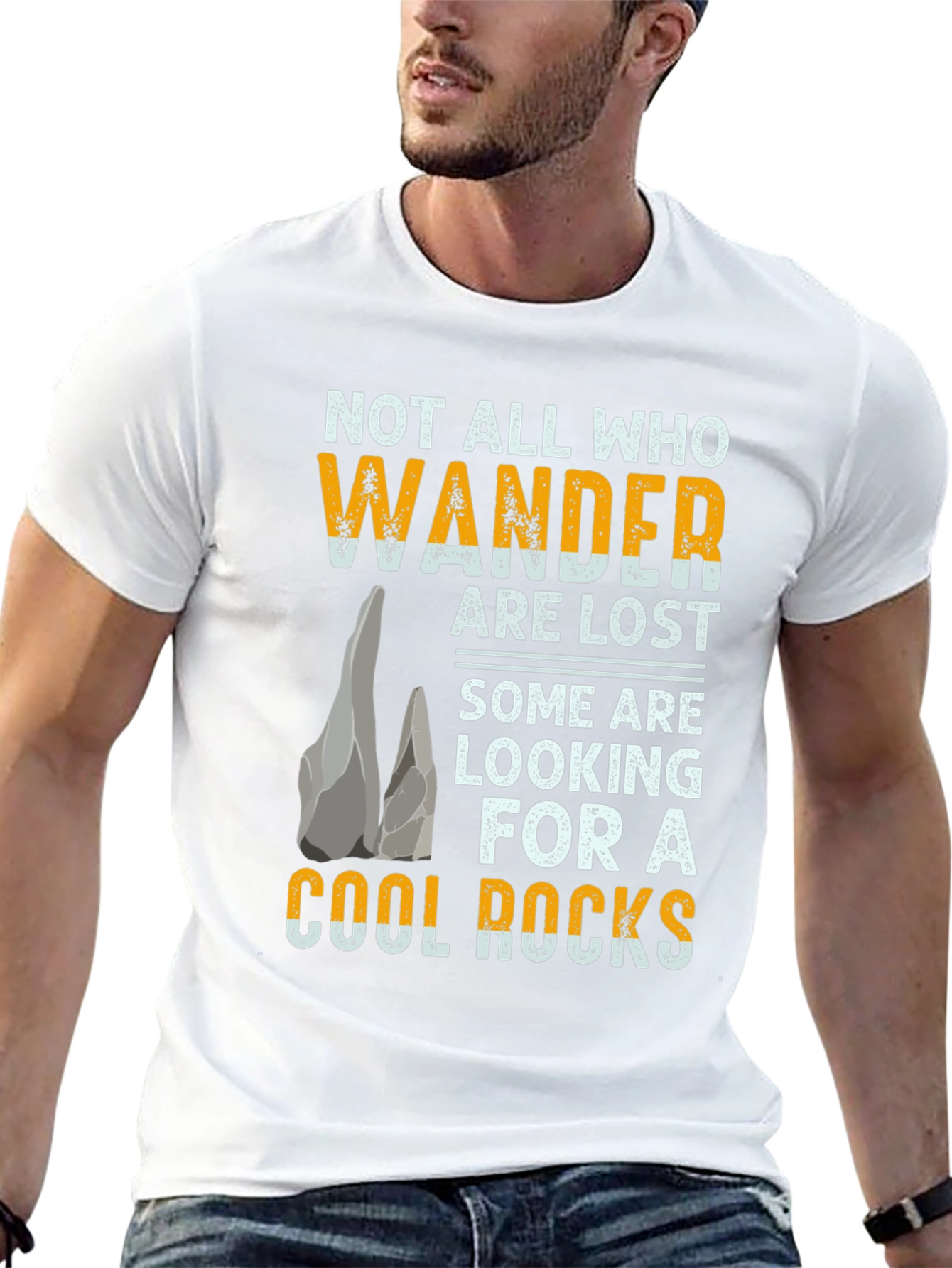 Wanderers Cool Rocks T-Shirt - Adventure Awaits!