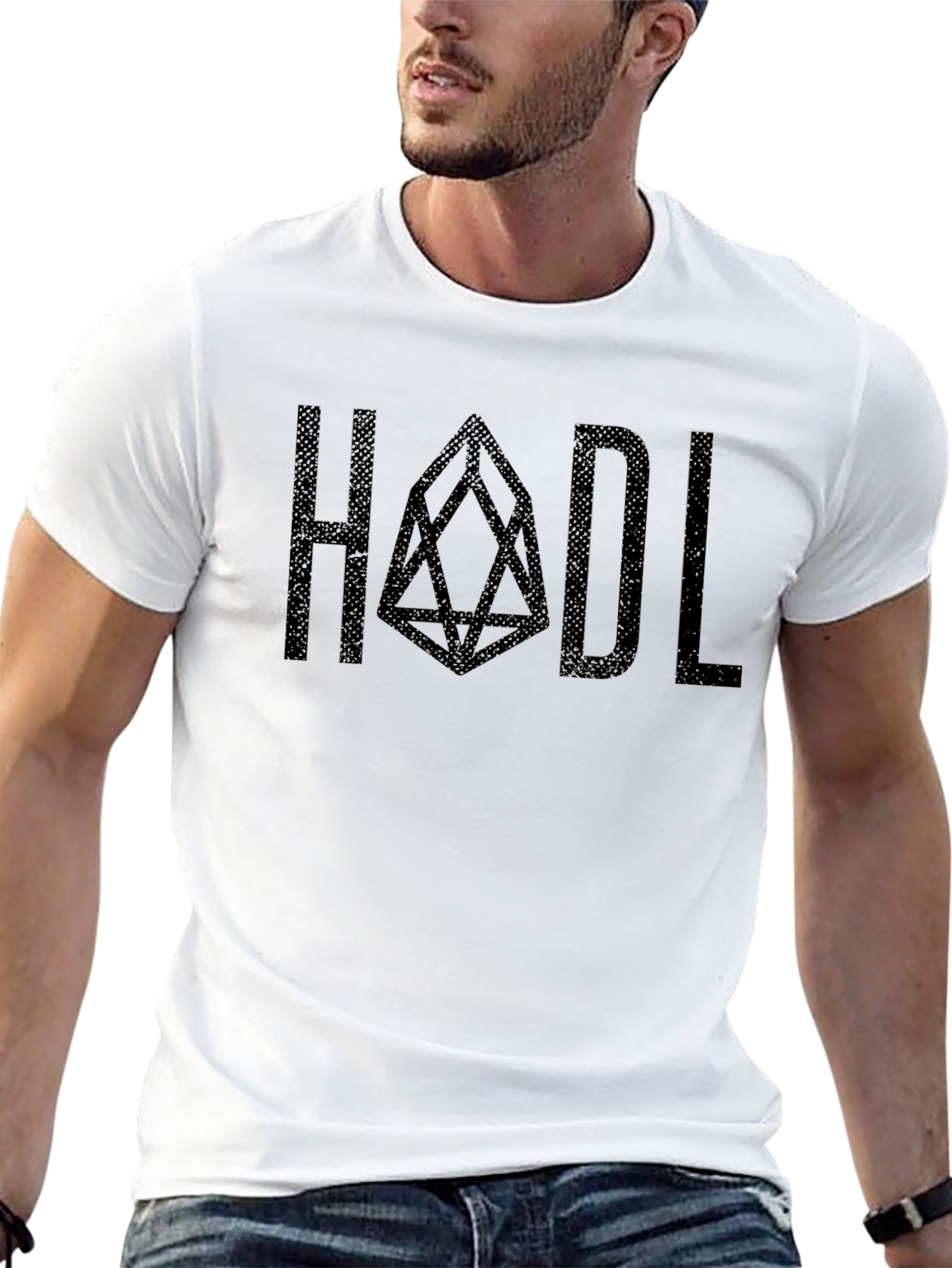 HODL Crypto T-Shirt - EOS Cryptocurrency Design