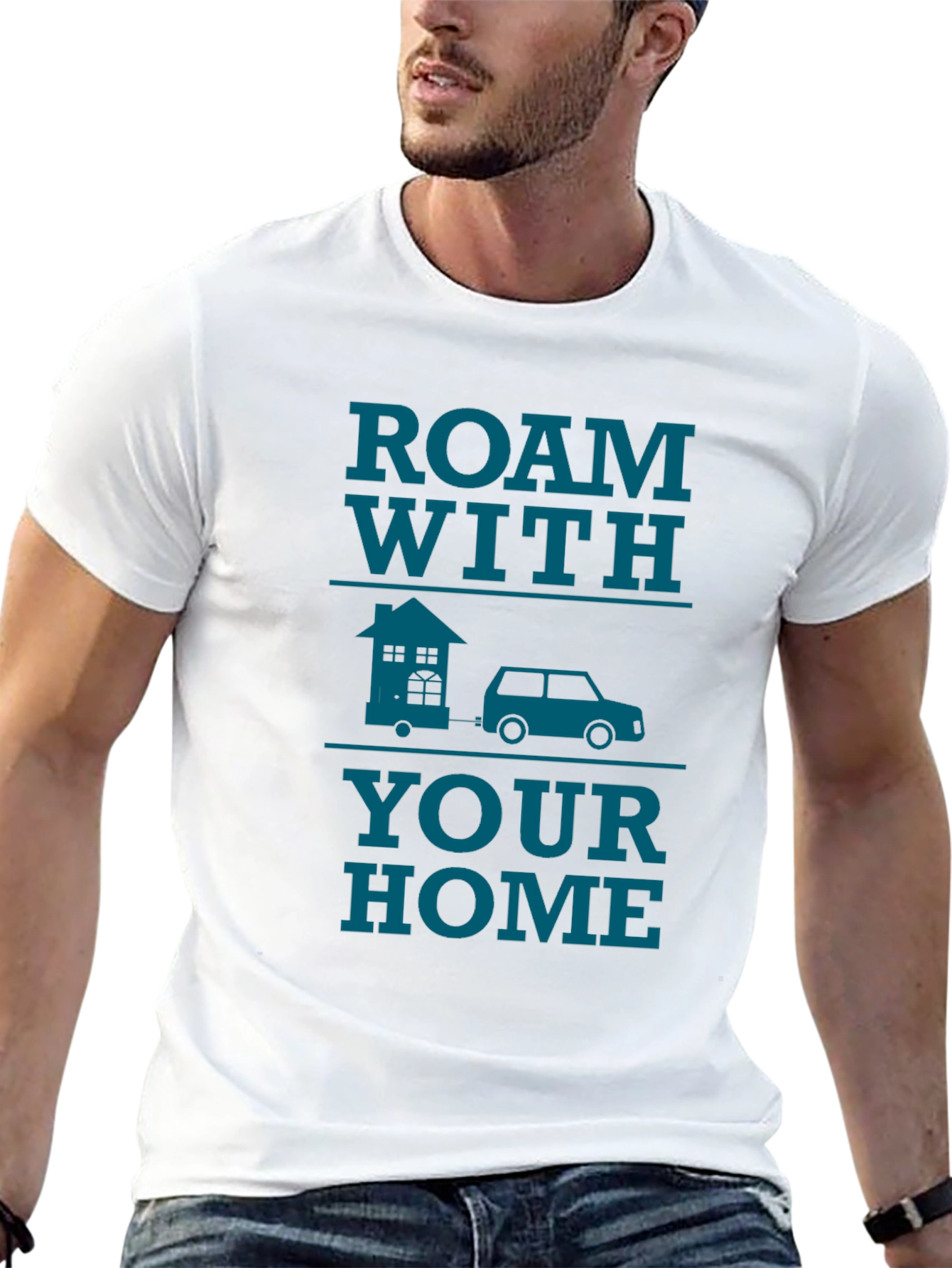 Roam With Your Home Graphic T-Shirt