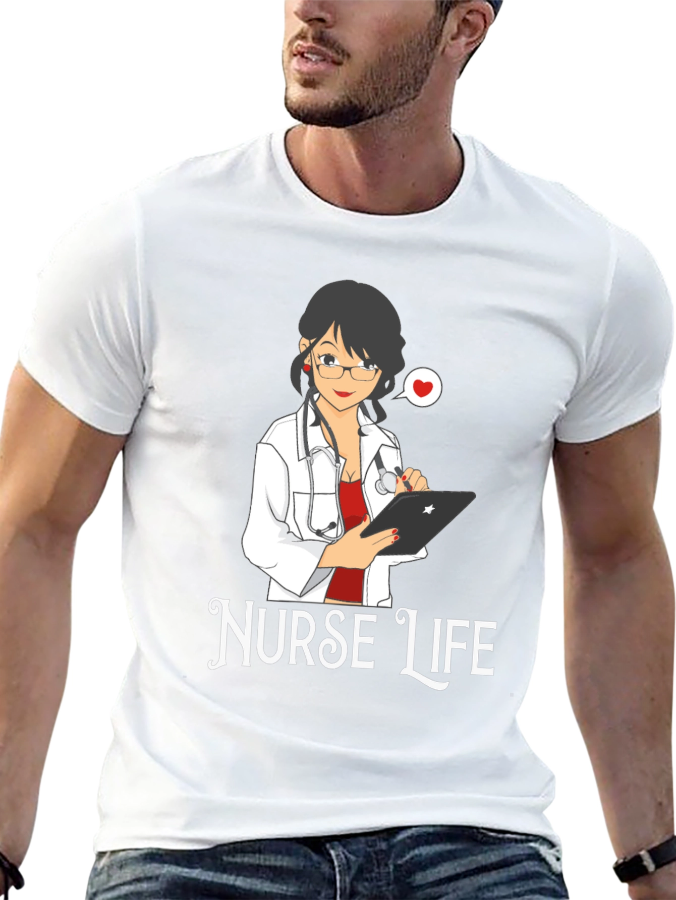 Nurse Life Graphic T-Shirt