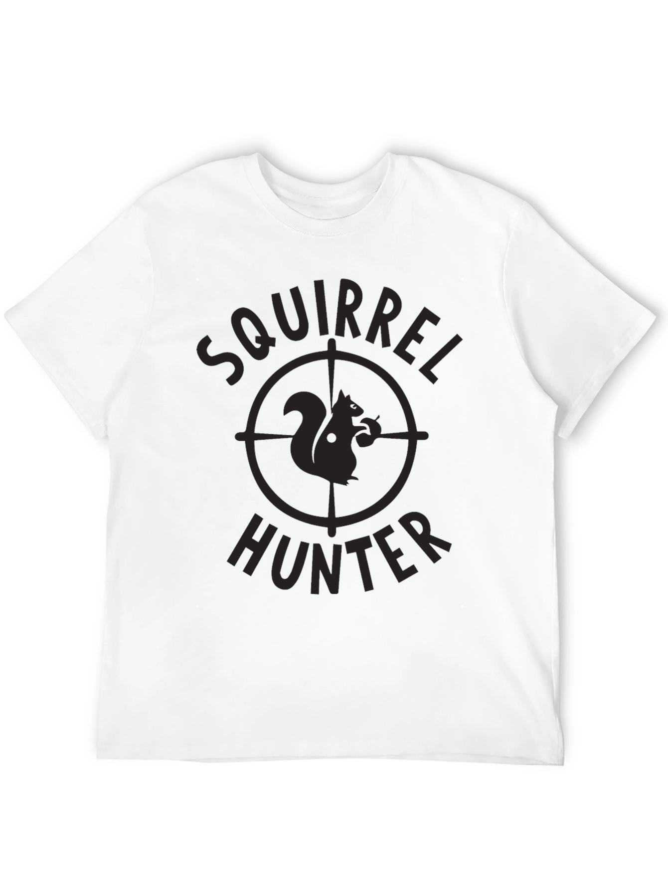 Squirrel Hunter Graphic Tee - Black