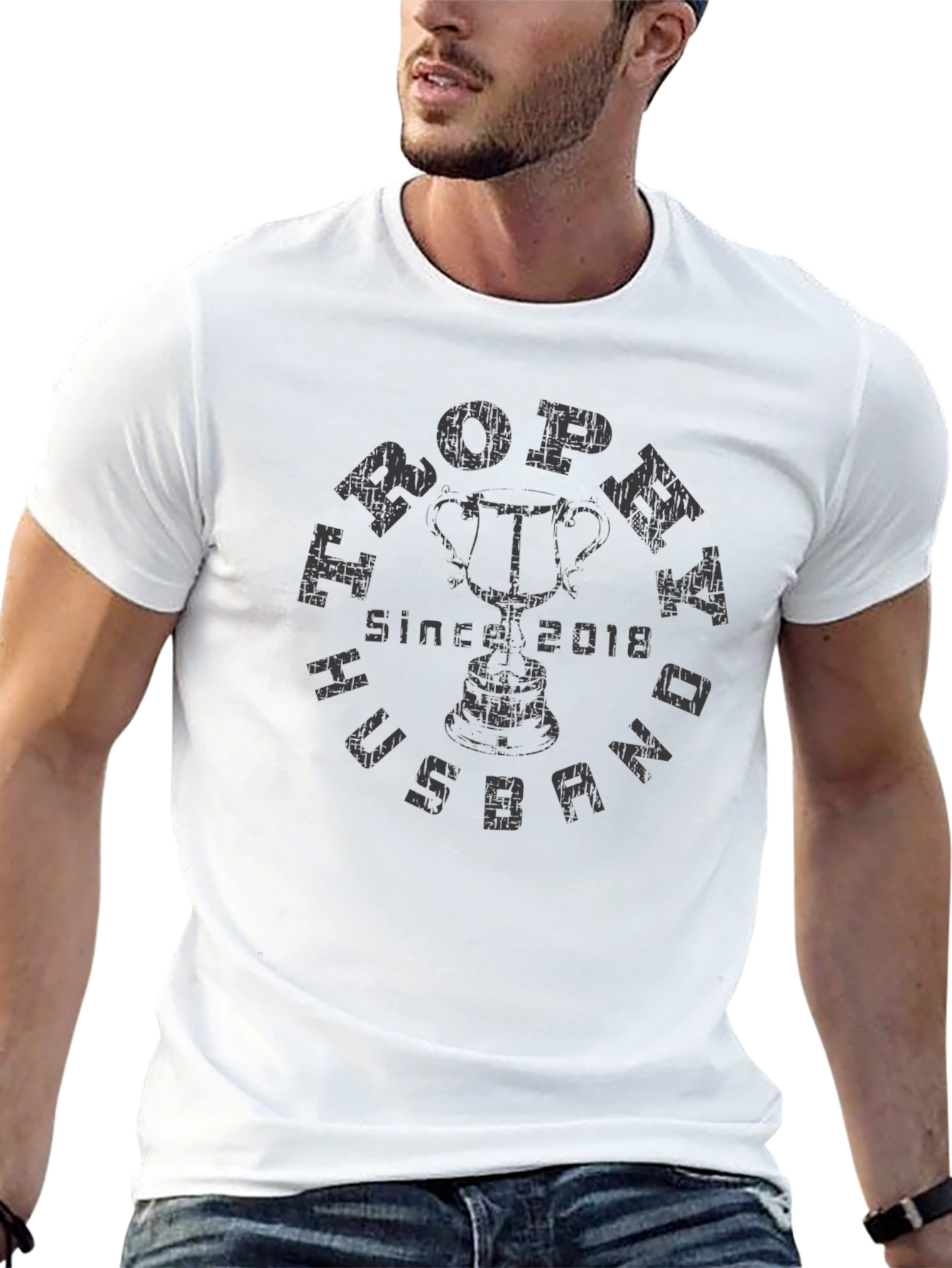 Trophy Husband Tee - Since 2018 - Husband Gift