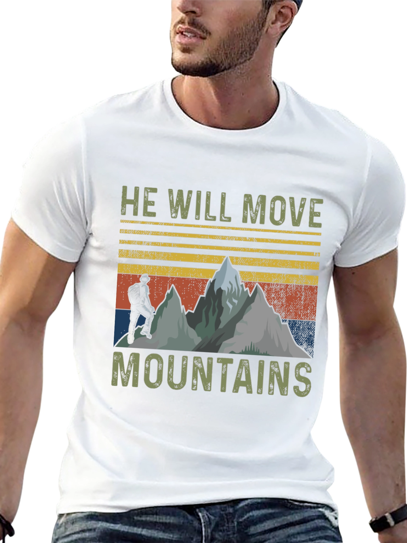 He Will Move Mountains Graphic Tee