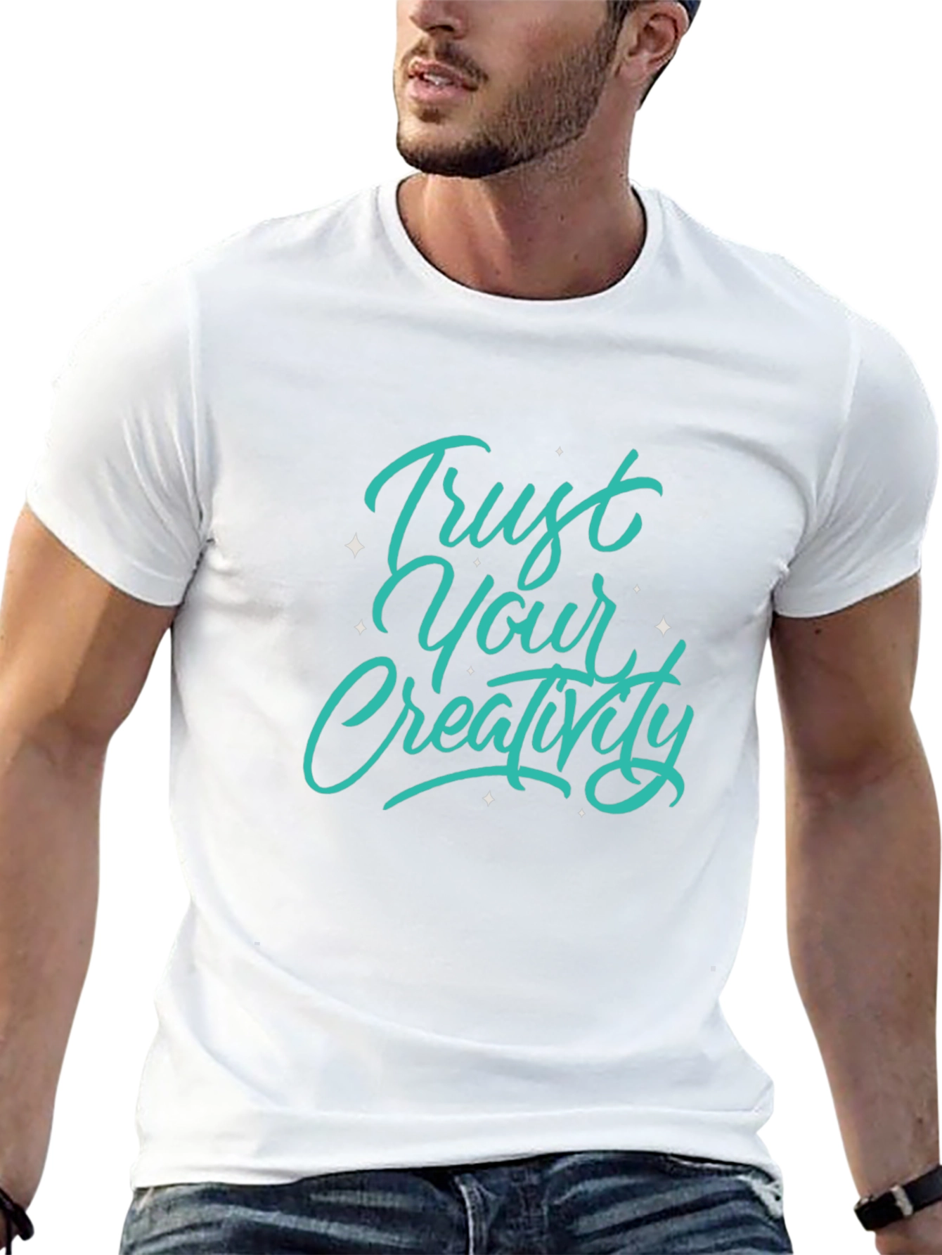 Trust Your Creativity Black Graphic Tee