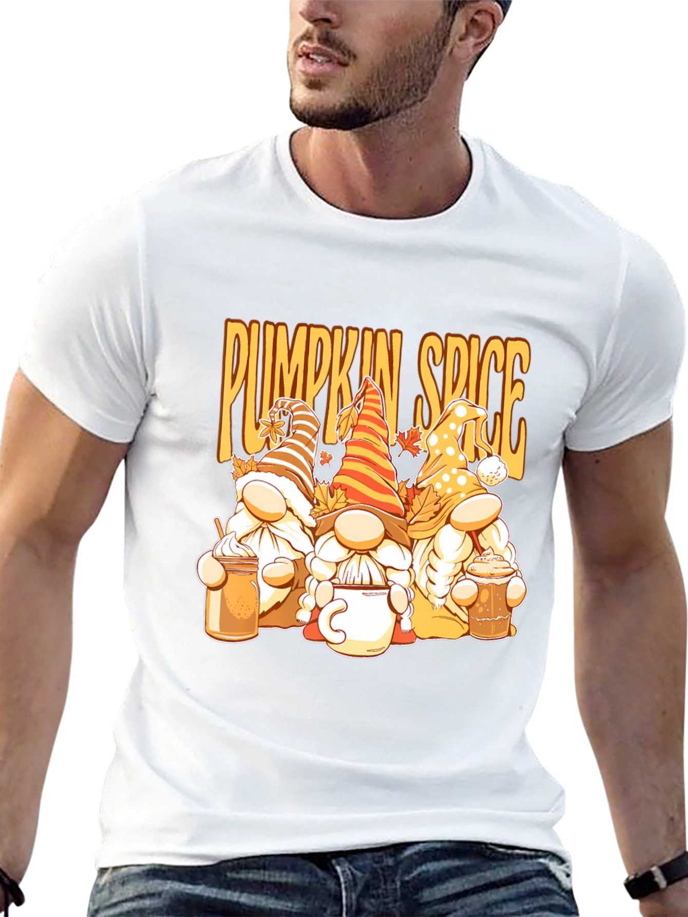 Pumpkin Spice Gnomes Graphic Tee