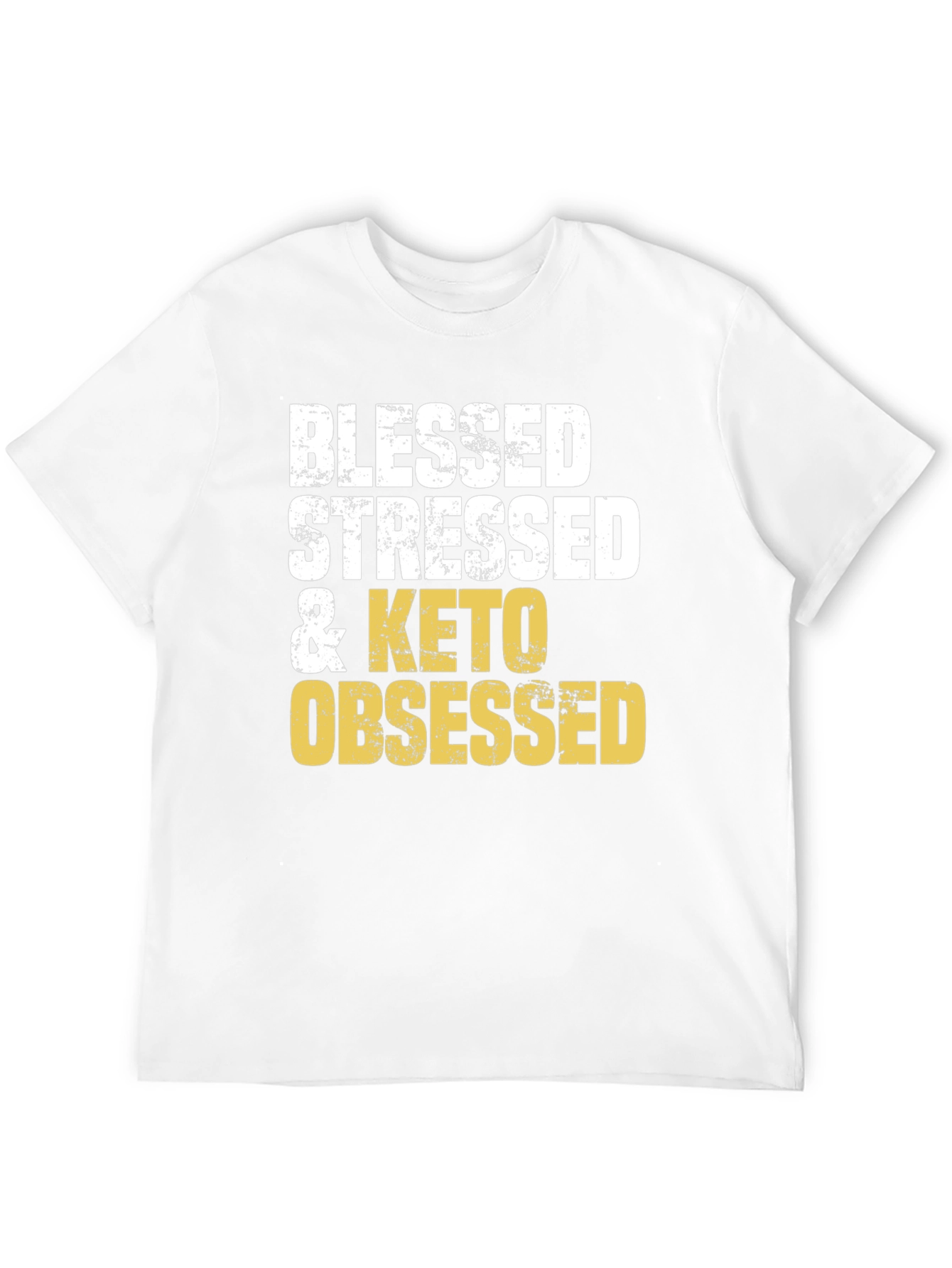 Blessed Stressed & Keto Obsessed Graphic Tee