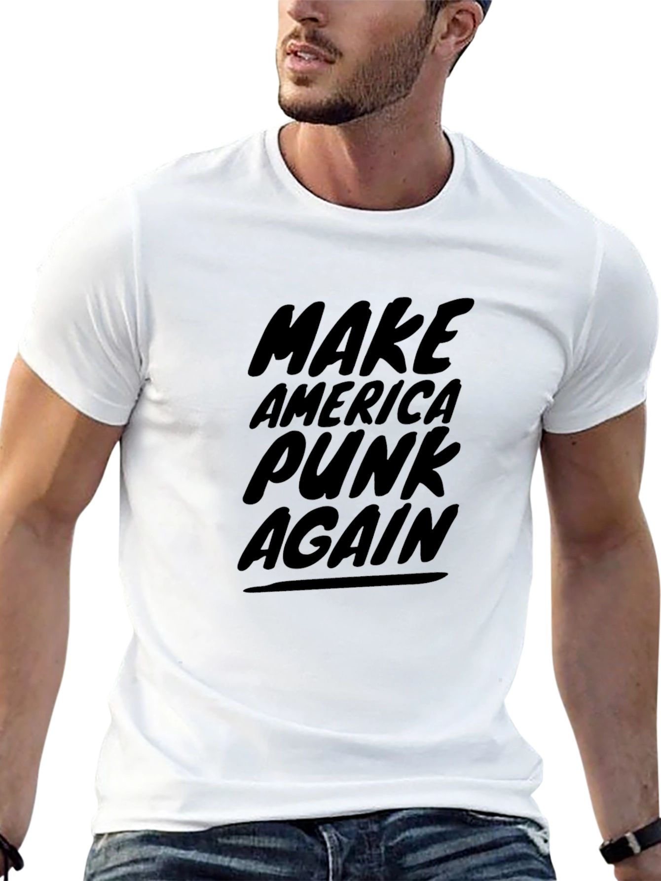 Make America Punk Again Black Graphic Tee