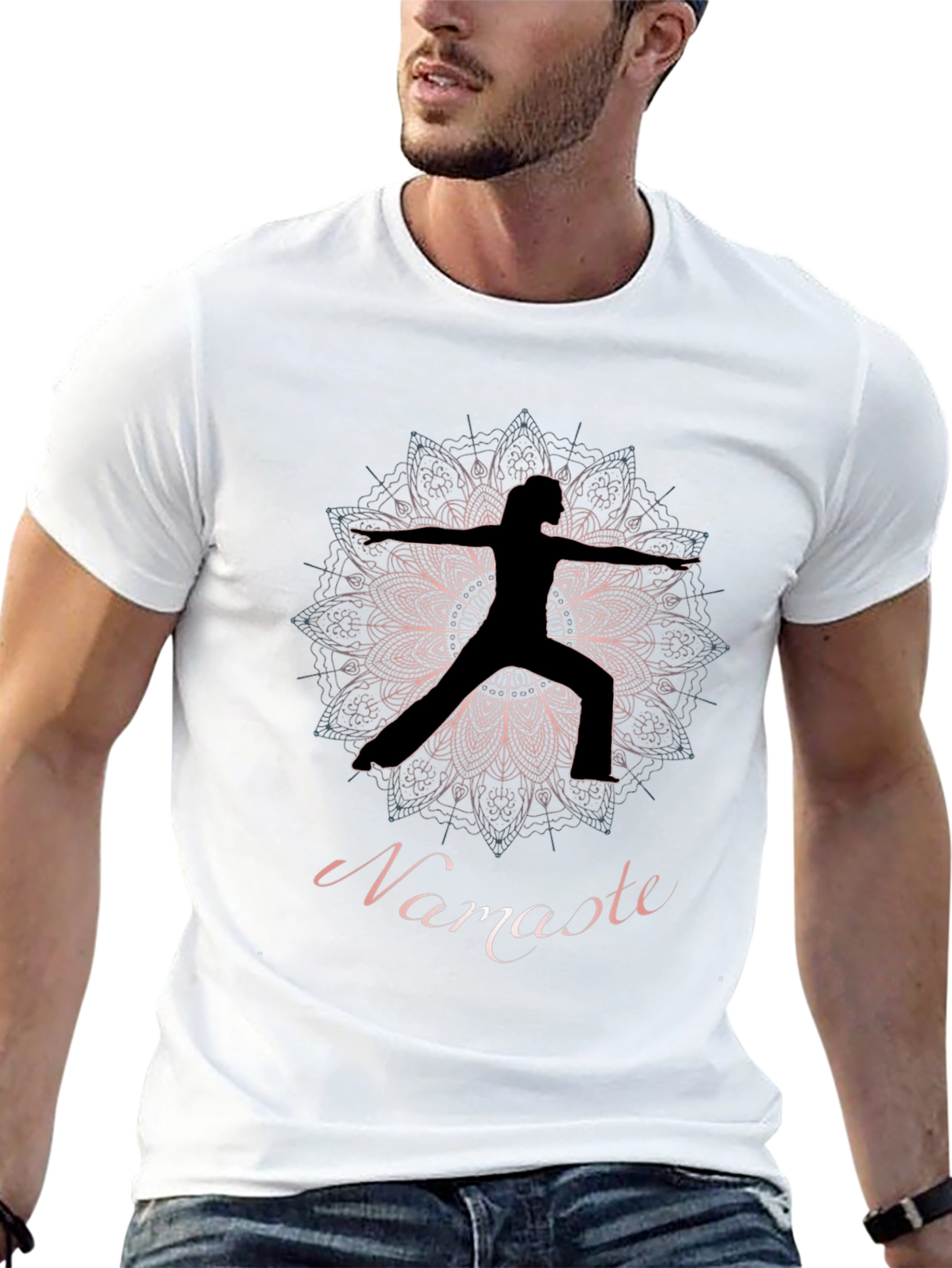 Namaste Yoga Mandala T-Shirt