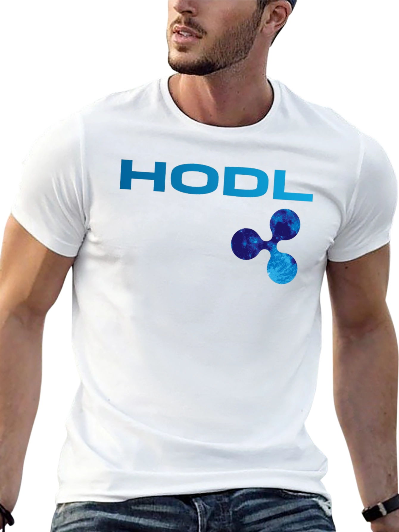 HODL XRP Cryptocurrency Black T-Shirt