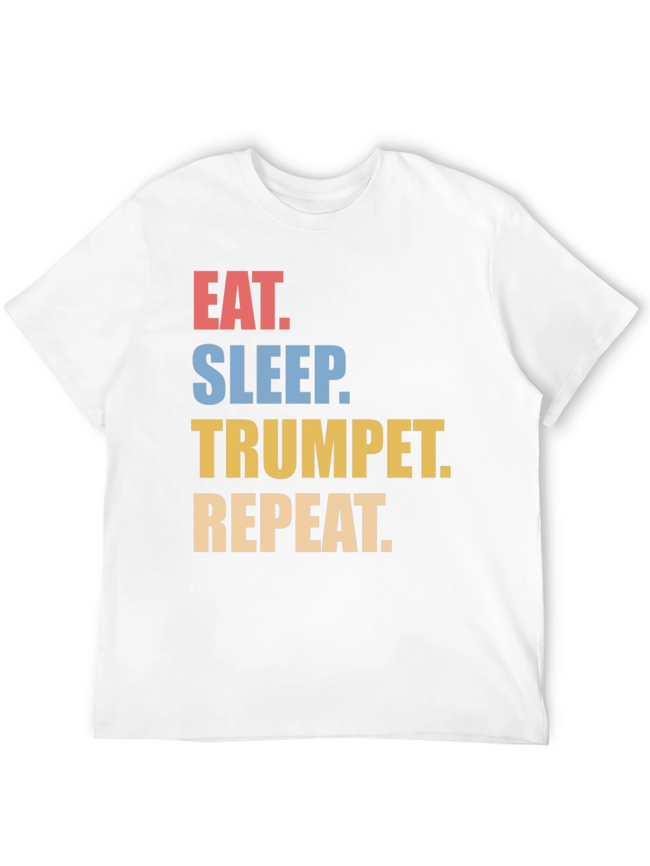 Eat Sleep Trumpet Repeat Graphic T-Shirt