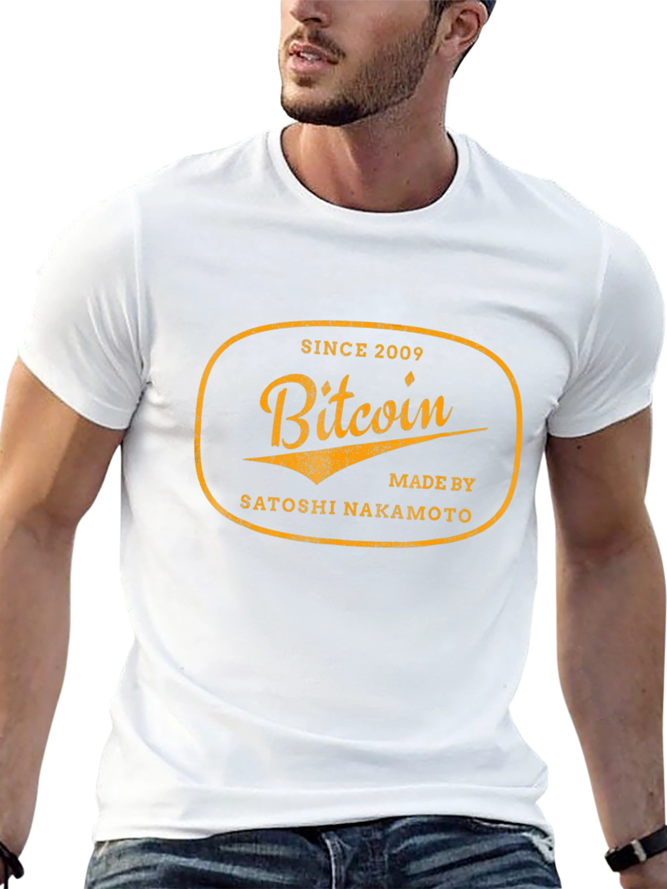 Bitcoin Satoshi Nakamoto Since 2009 Black T-Shirt