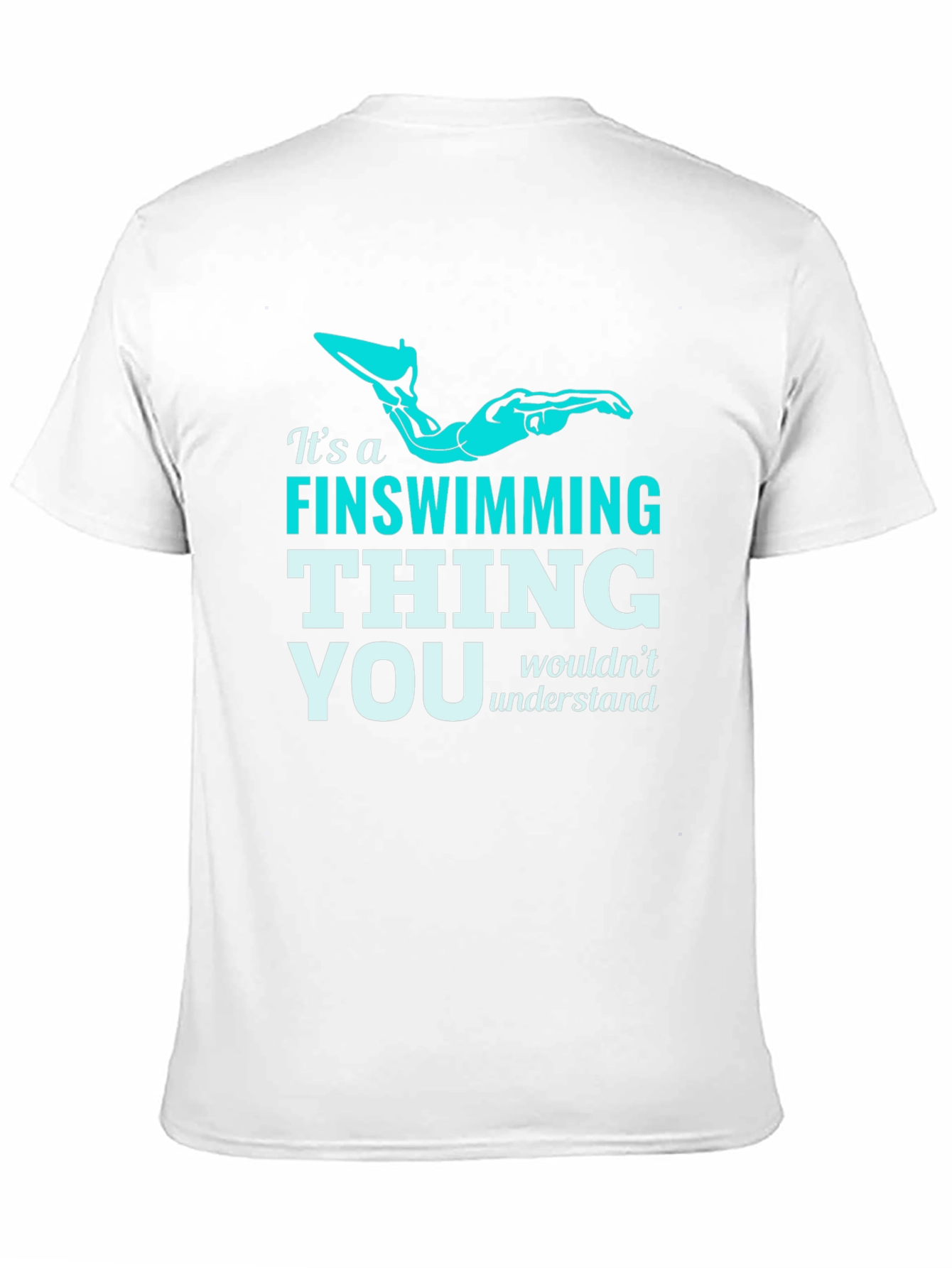Fin Swimming Thing T-Shirt Diver Gift Idea