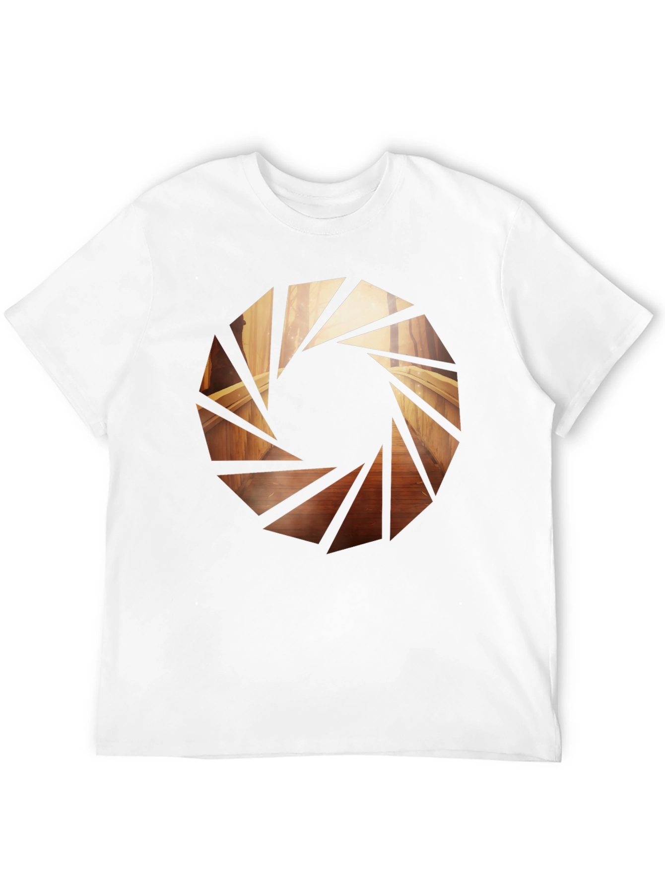 Aperture Graphic Black Tee