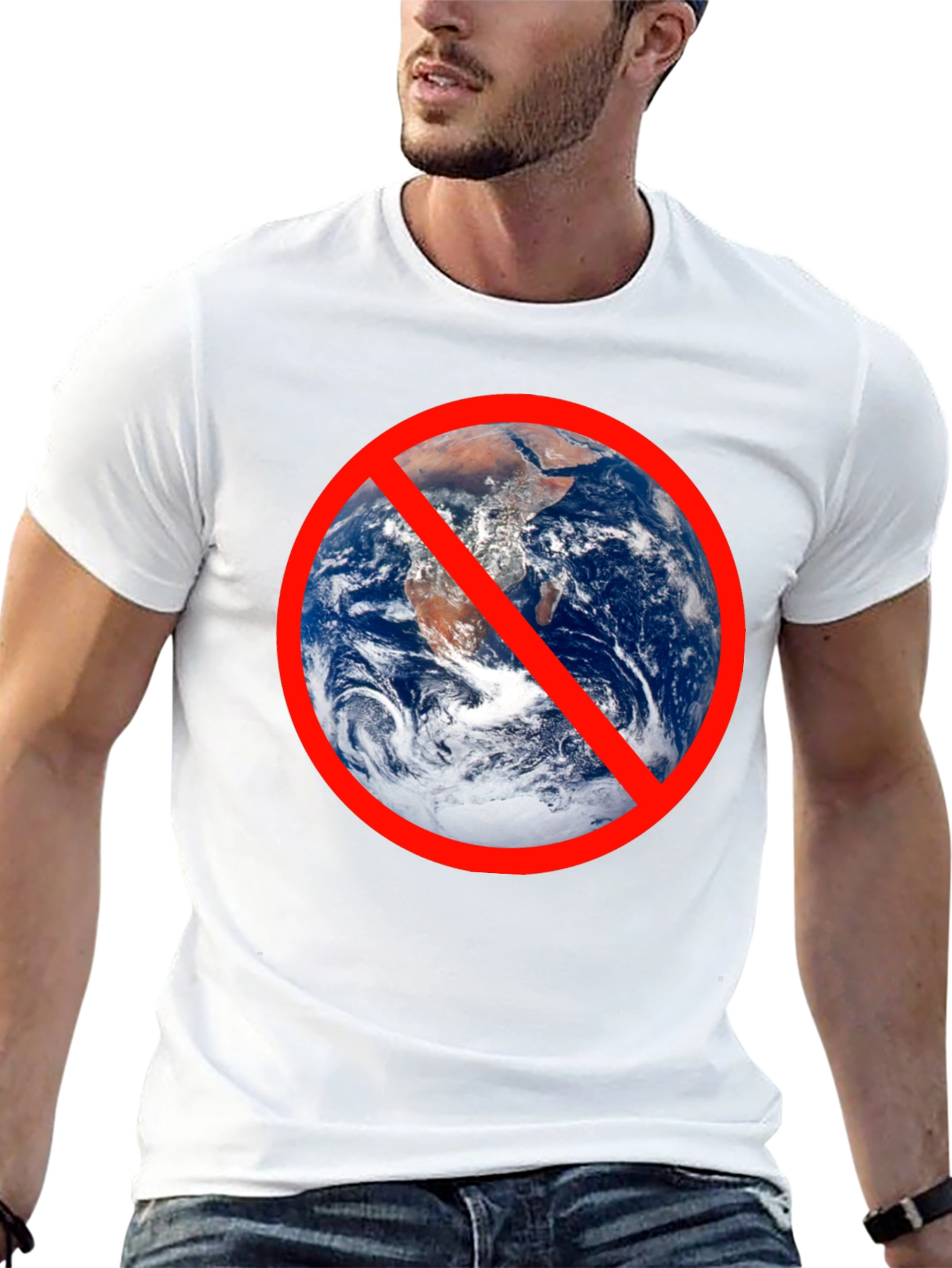 Anti-Earth T-Shirt - Bold Graphic Tee for Rebels