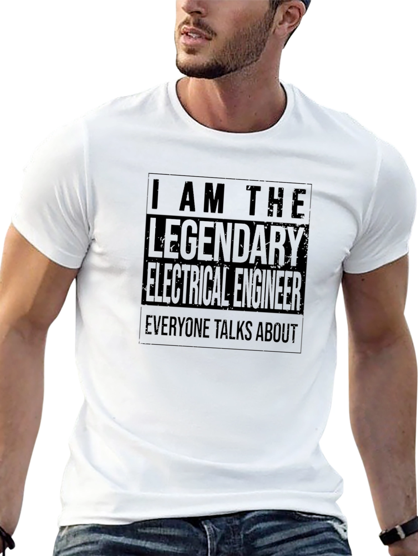 Legendary Electrical Engineer Black T-Shirt