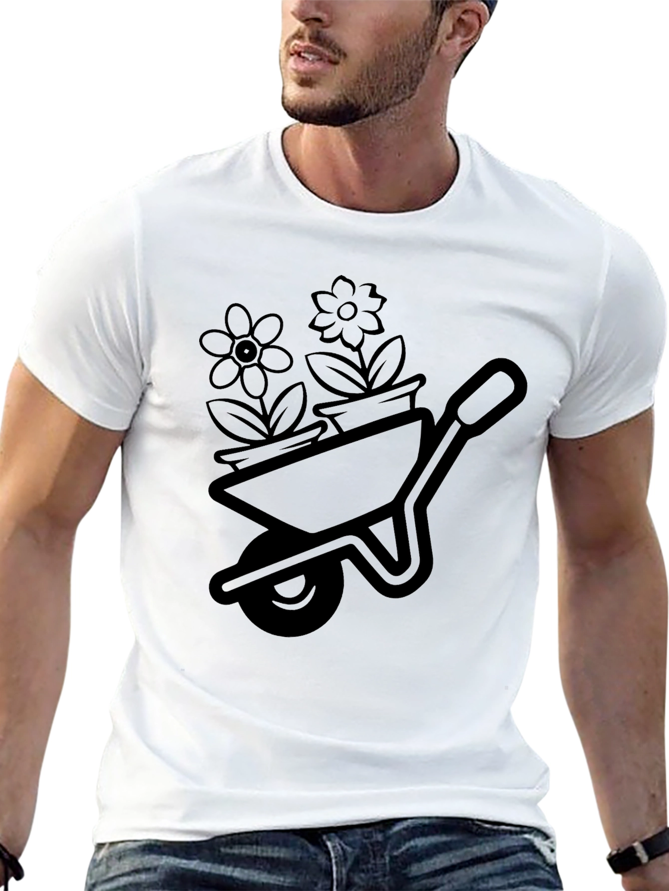 Gardening Wheelbarrow T-Shirt