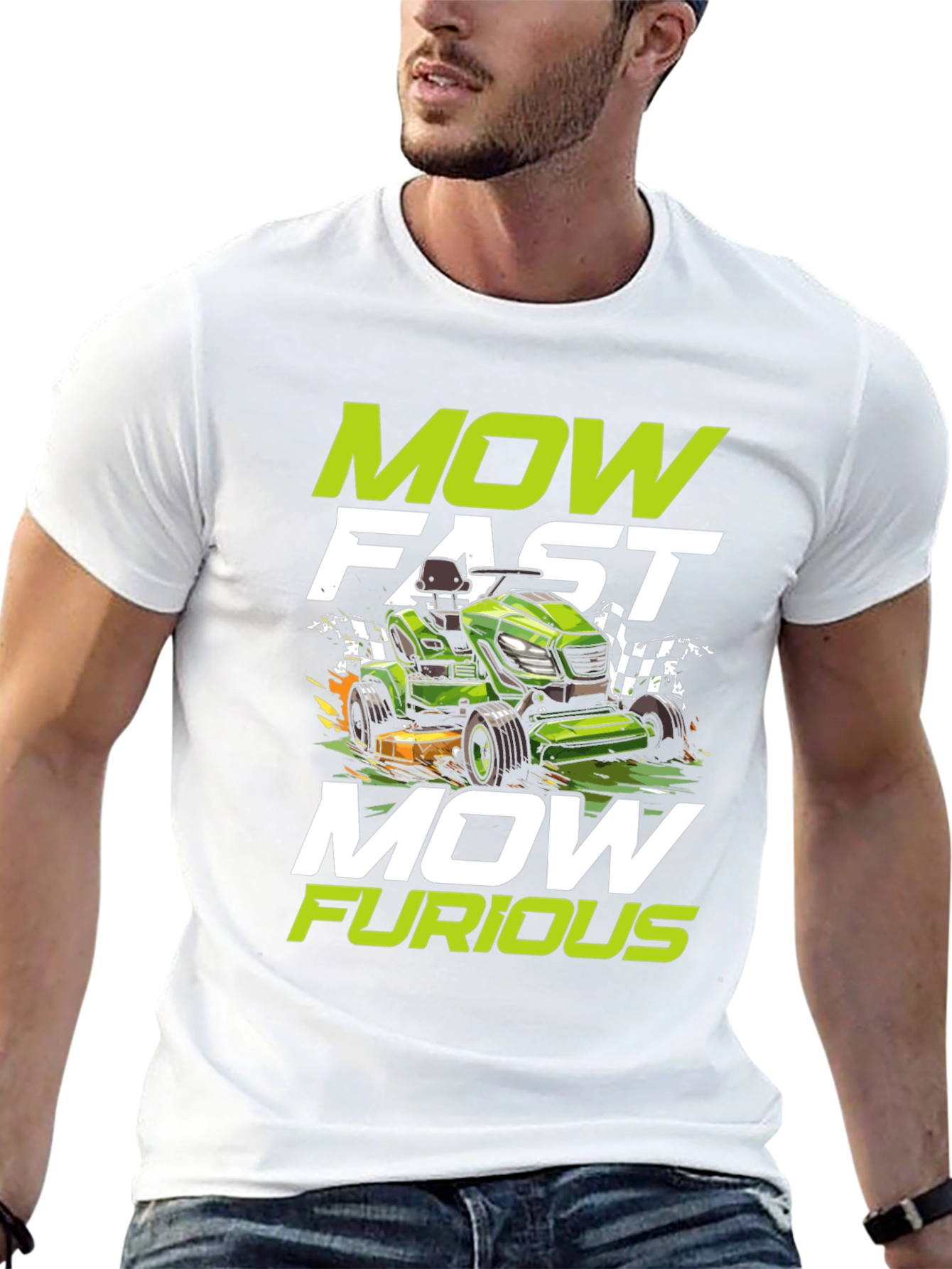 Mow Fast Furious Graphic T-Shirt