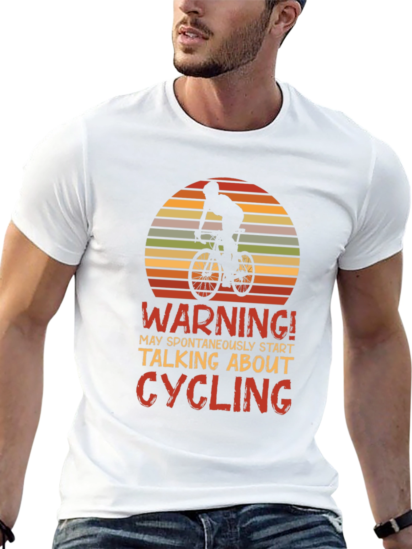 Cycling Enthusiast T-Shirt - Warning Cyclist!