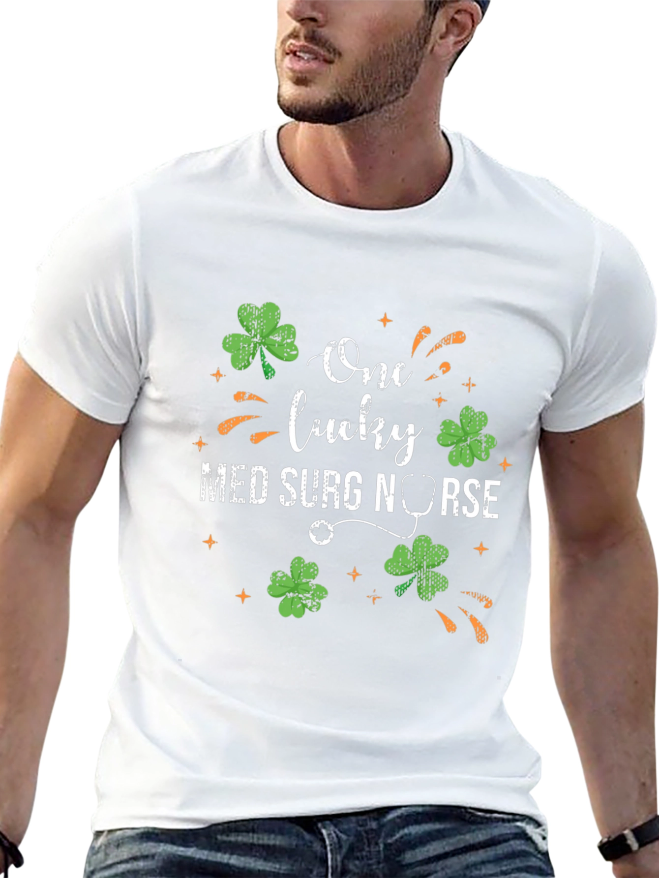 One Lucky Med Surg Nurse St. Patricks Day T-Shirt