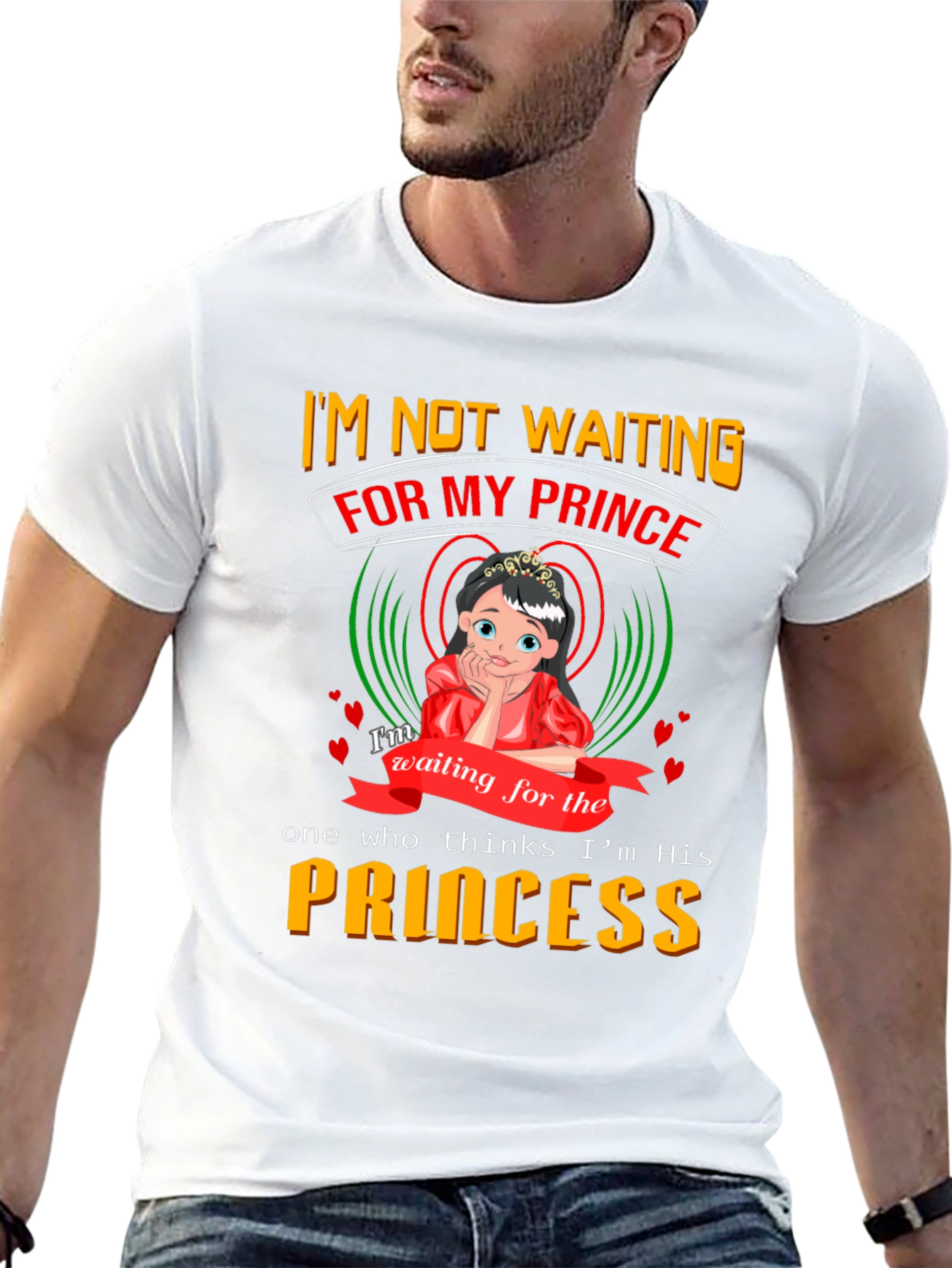 Princess Graphic T-Shirt - Waiting for My Prince