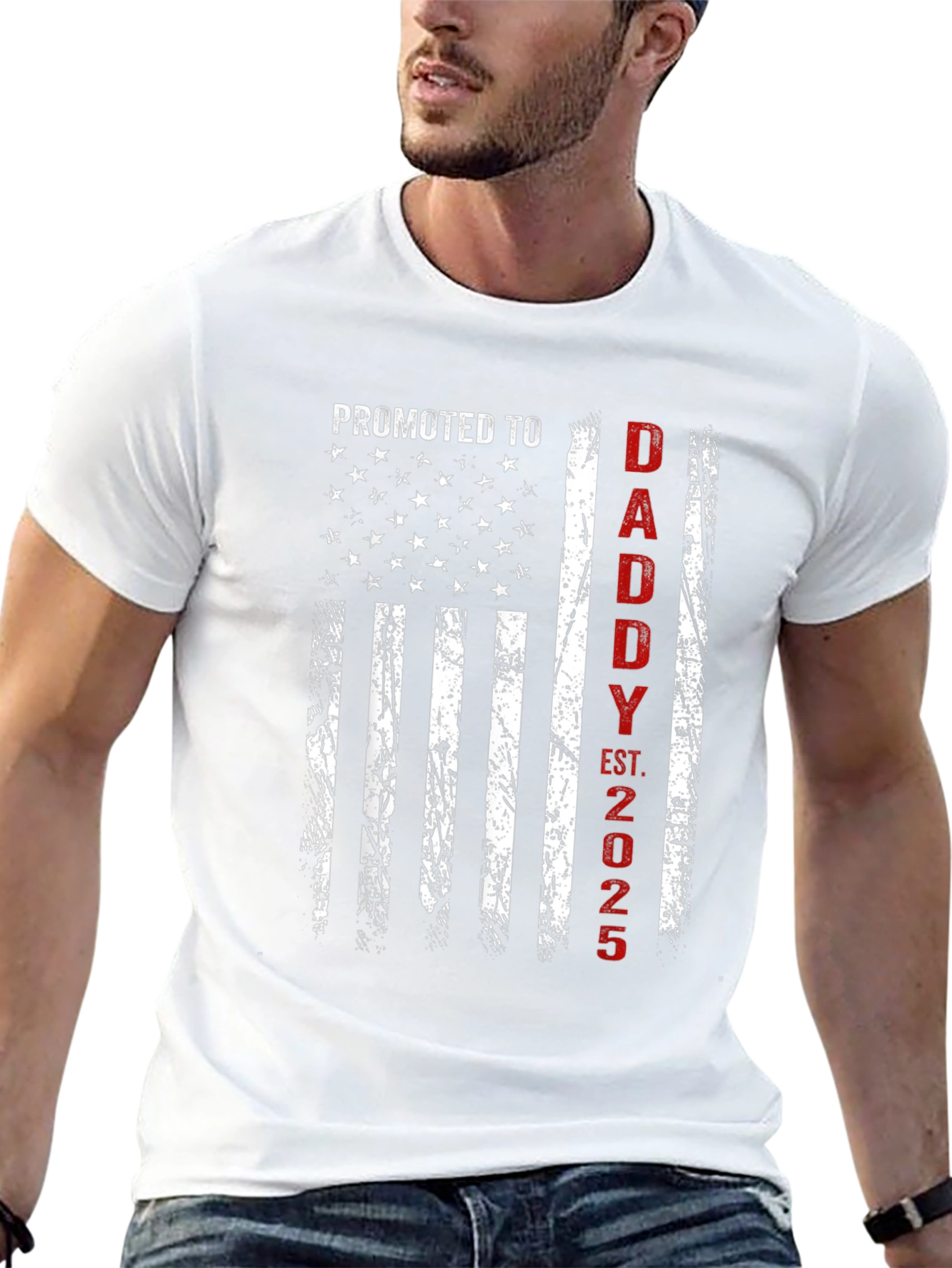Promoted to Daddy 2025 Tee