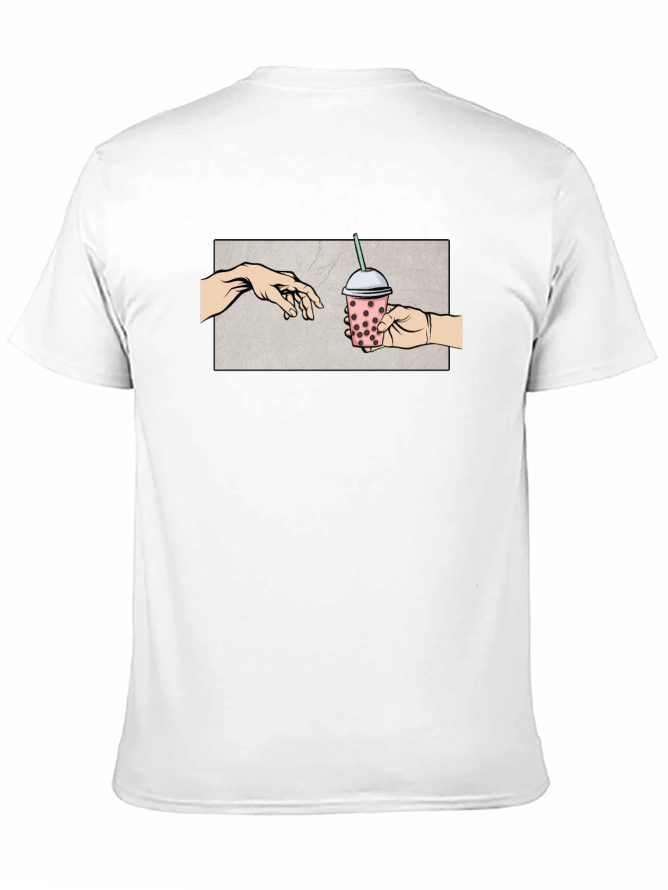 Boba Tea Creation T-Shirt - Michelangelo Parody